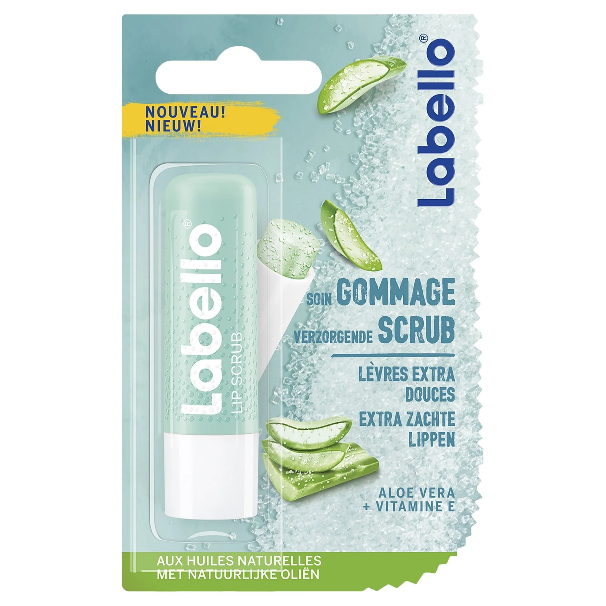 Baule à lèvres gommage soin aloe Vera + vitamines E