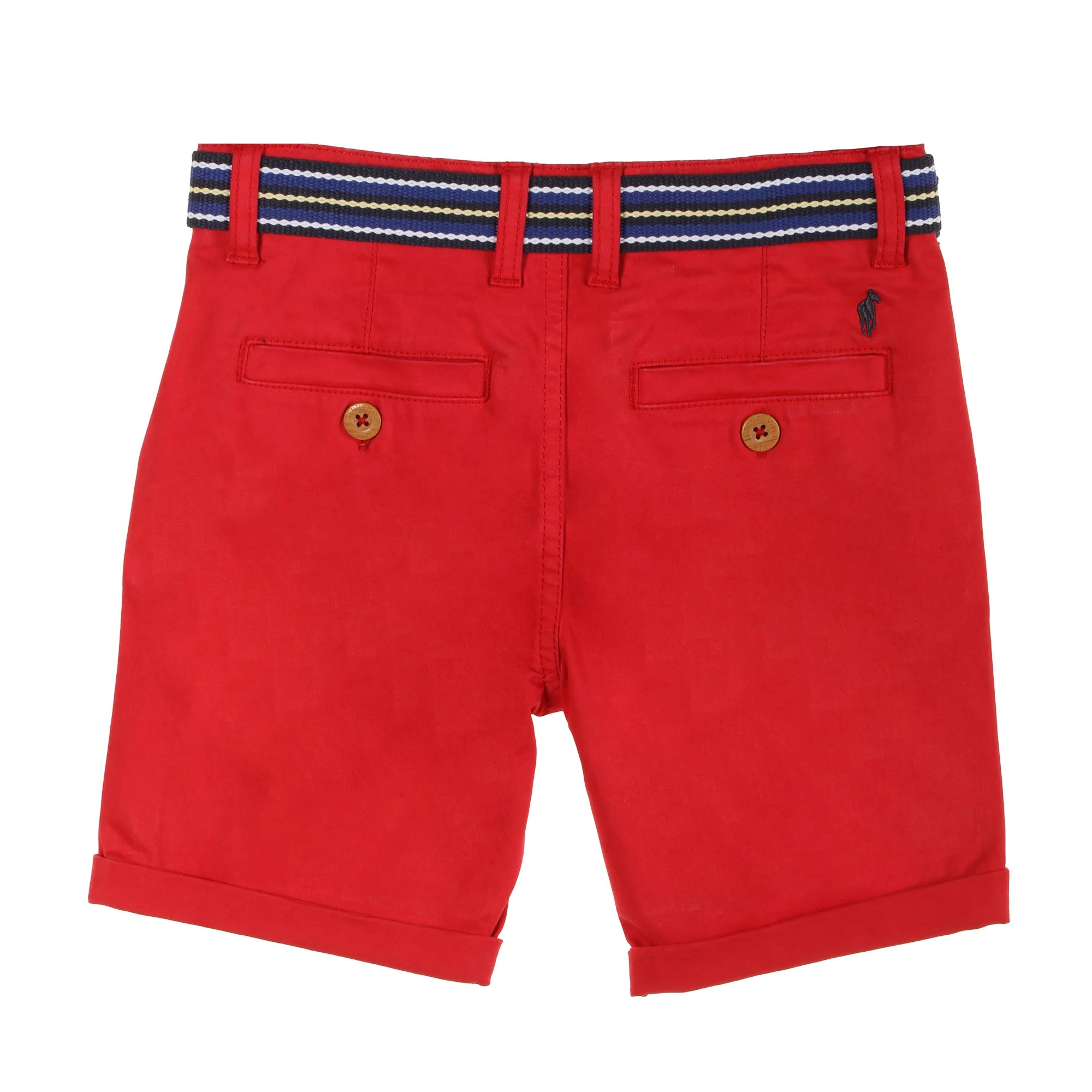 Bermuda avec ceinture 3/12 ans - Bleu foncé - Image 4