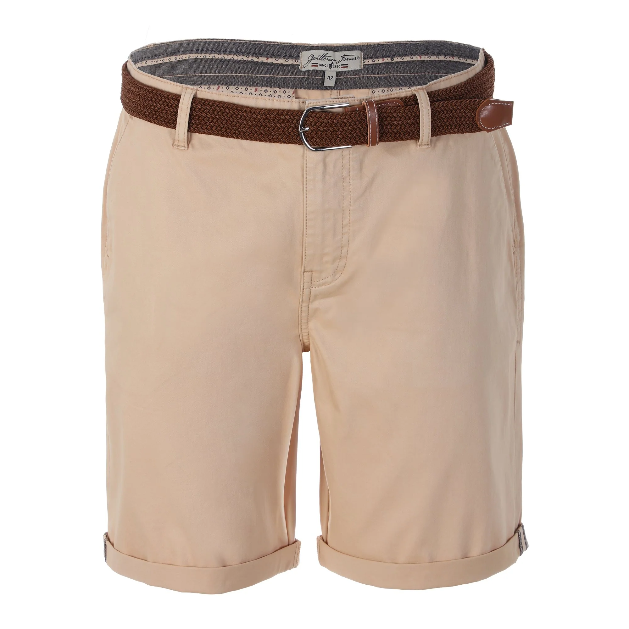 Bermuda avec ceinture - Beige