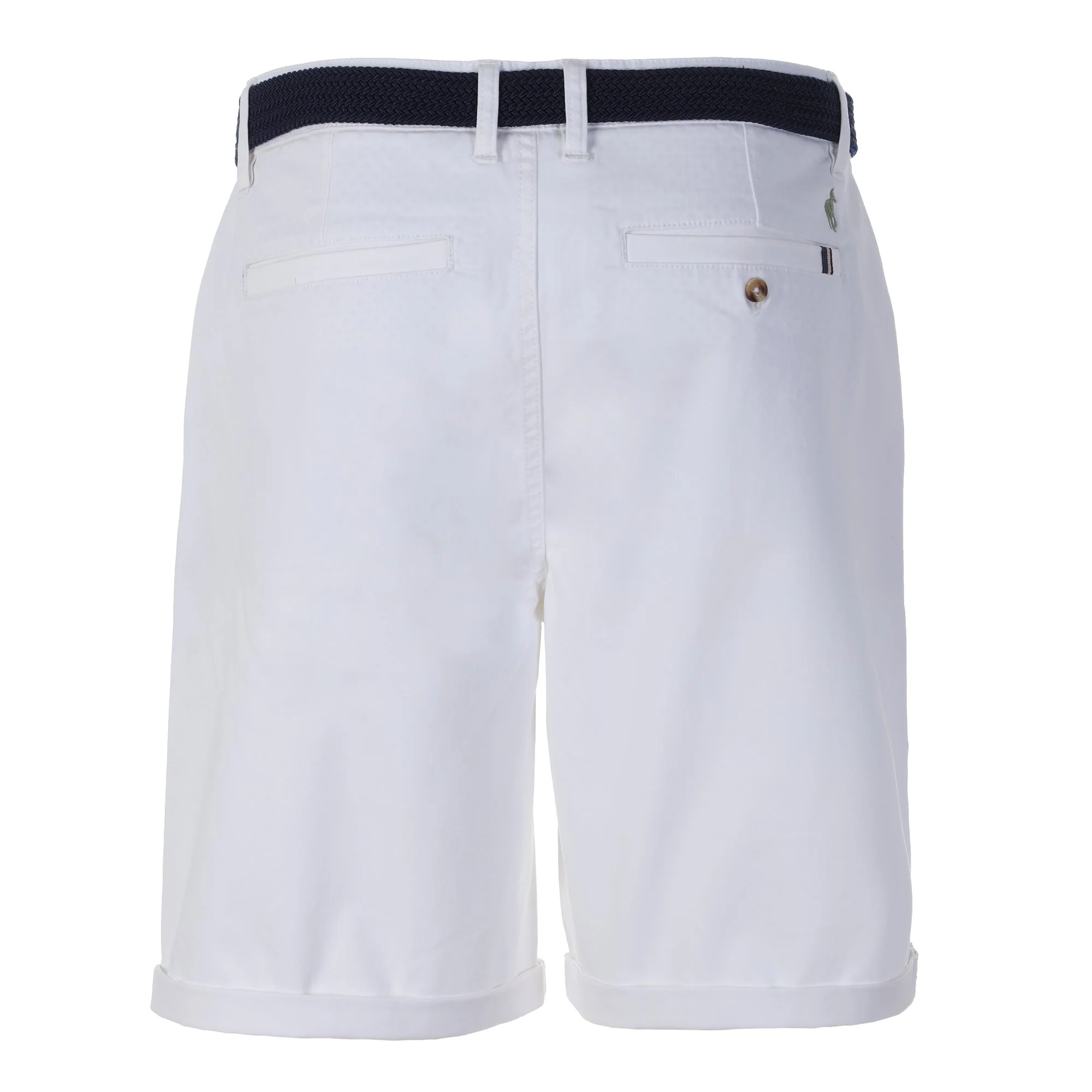 Bermuda avec ceinture - Blanc - Image 2