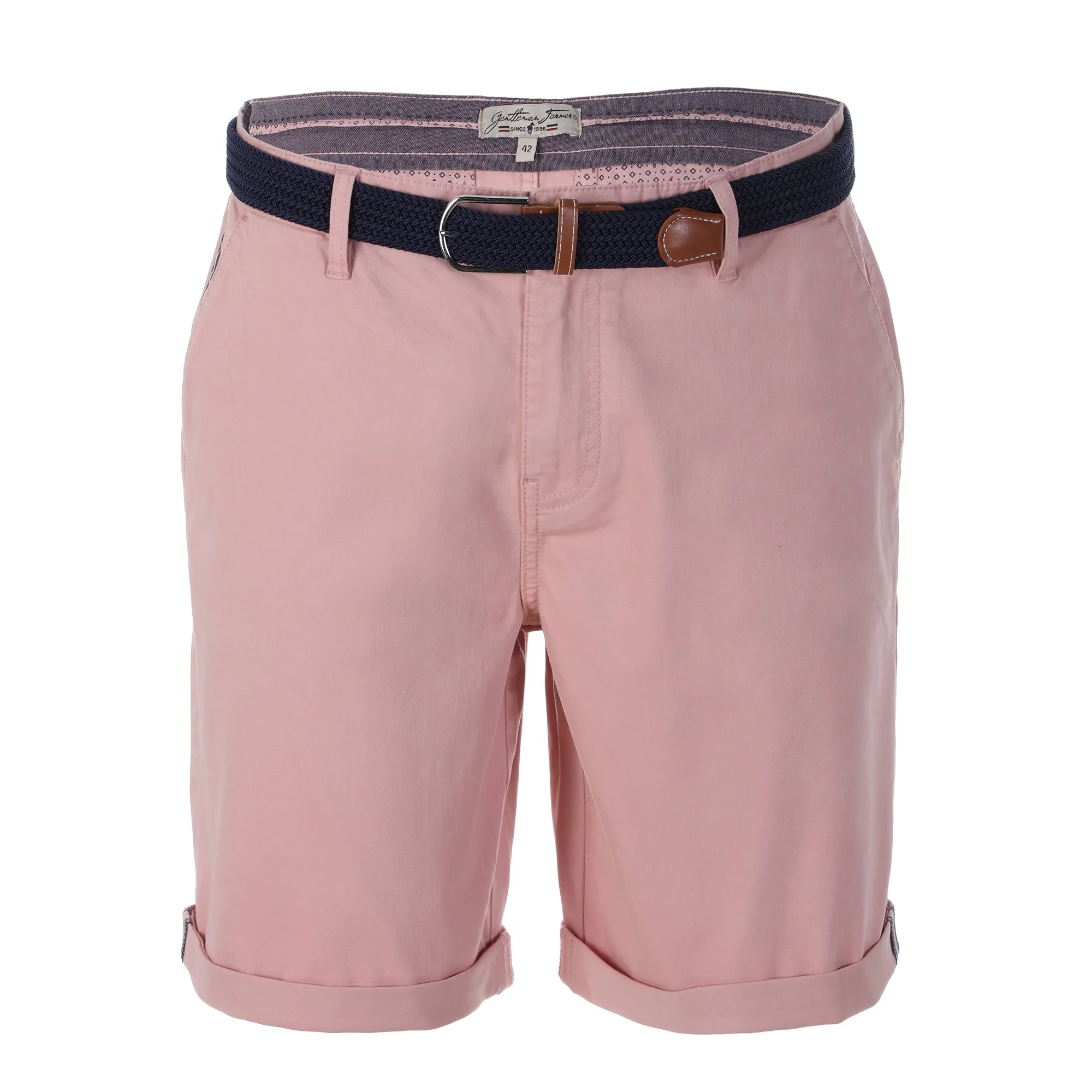 Bermuda avec ceinture - Rose