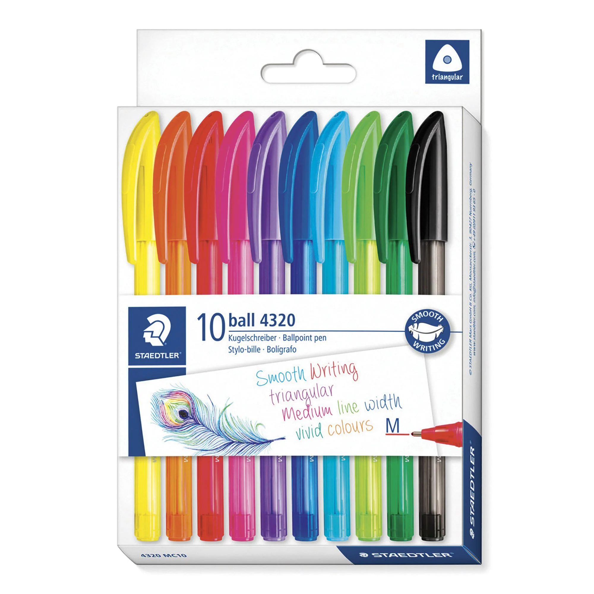 Blister 10 stylos
