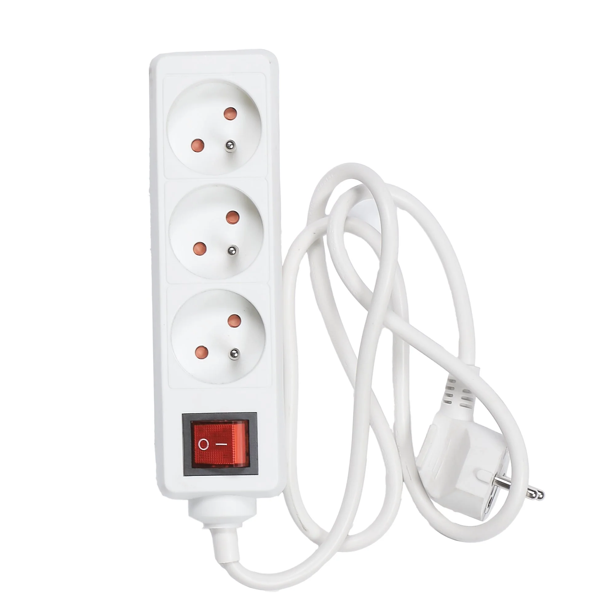 Bloc 3 multiprises + interrupteur