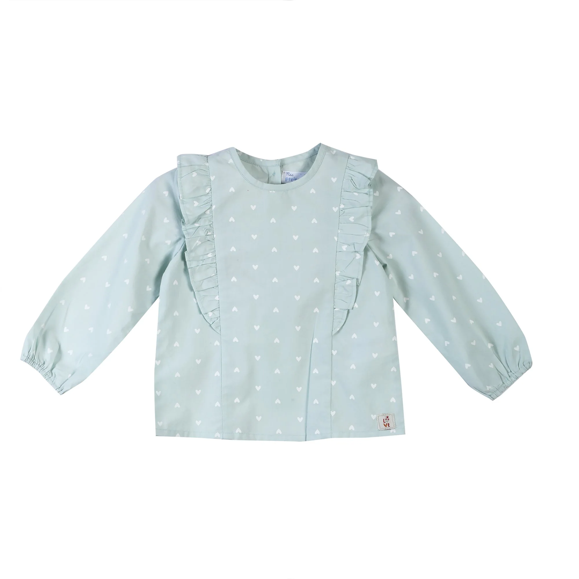 Blouse à volants 3/36 mois - Blanc