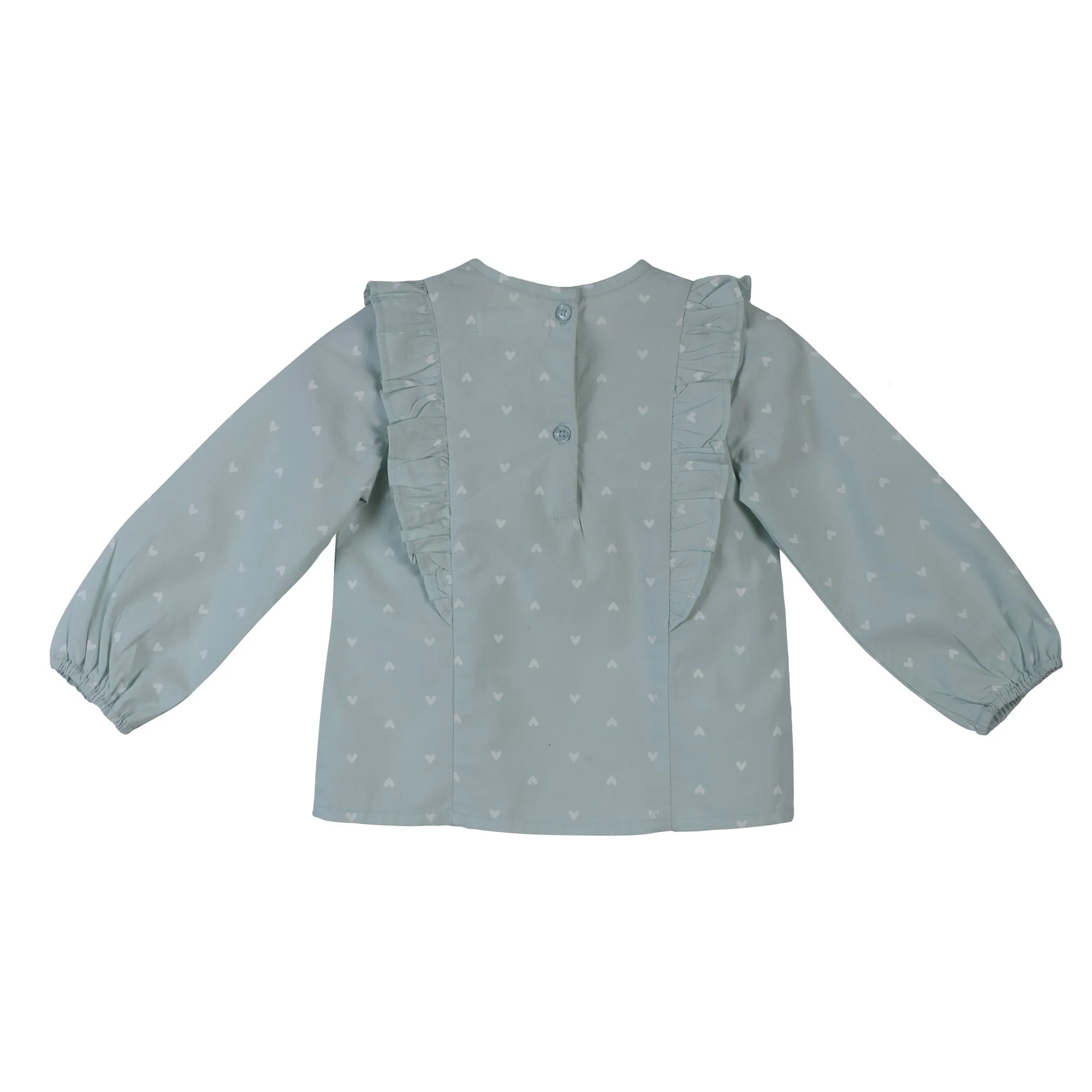 Blouse à volants 3/36 mois - Blanc - Image 2