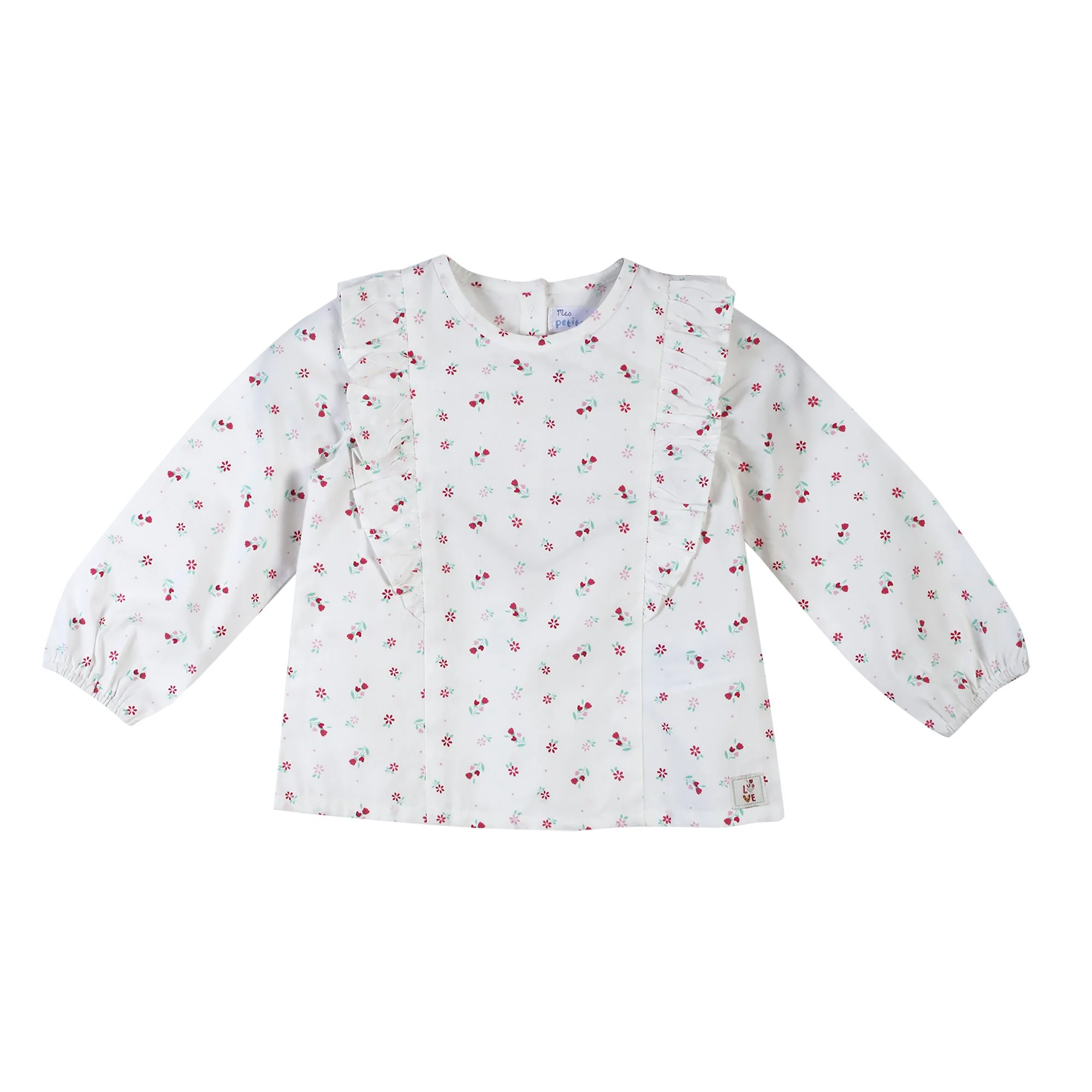 Blouse Ă volants 3/36 mois - Vert - Image 3