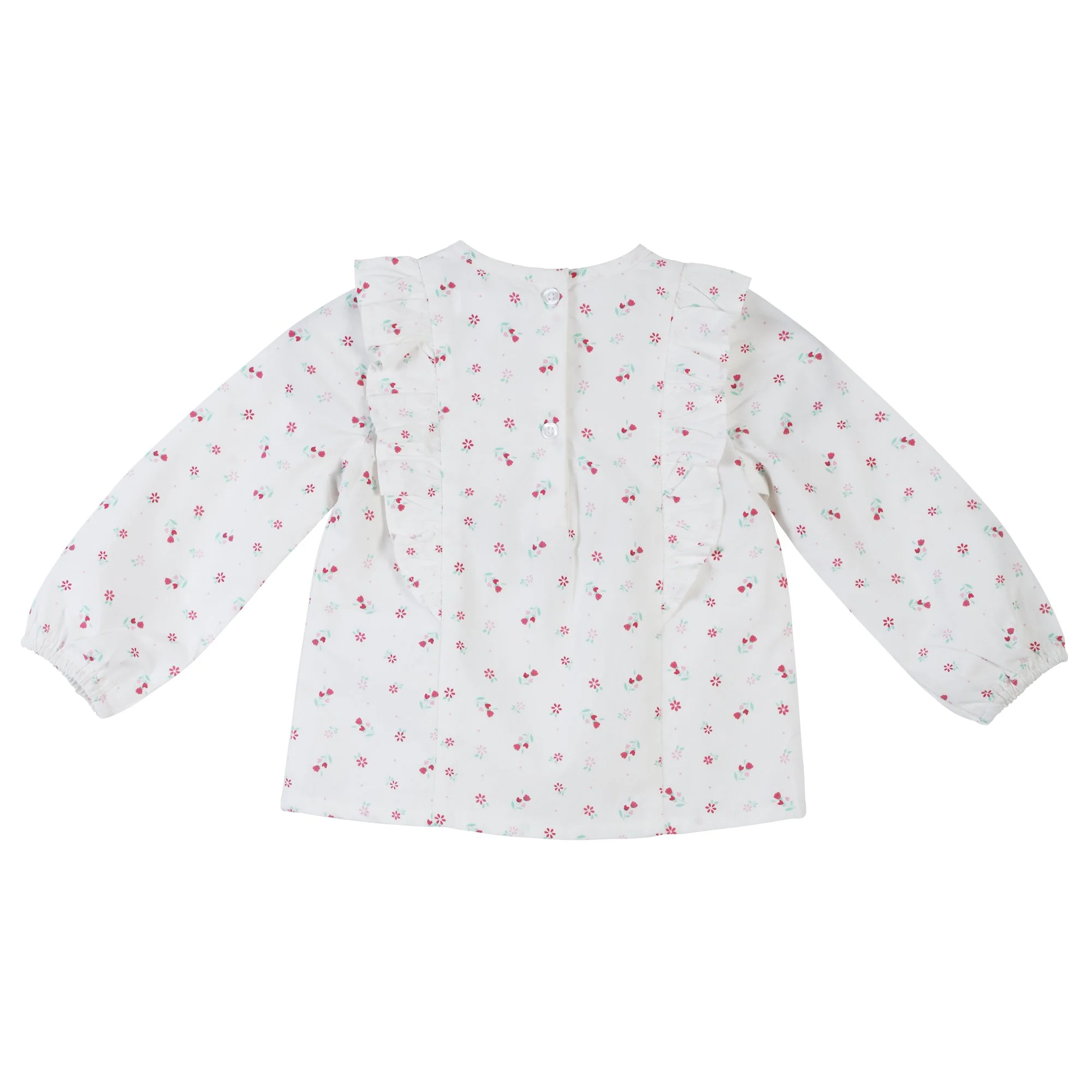 Blouse Ă volants 3/36 mois - Vert - Image 4