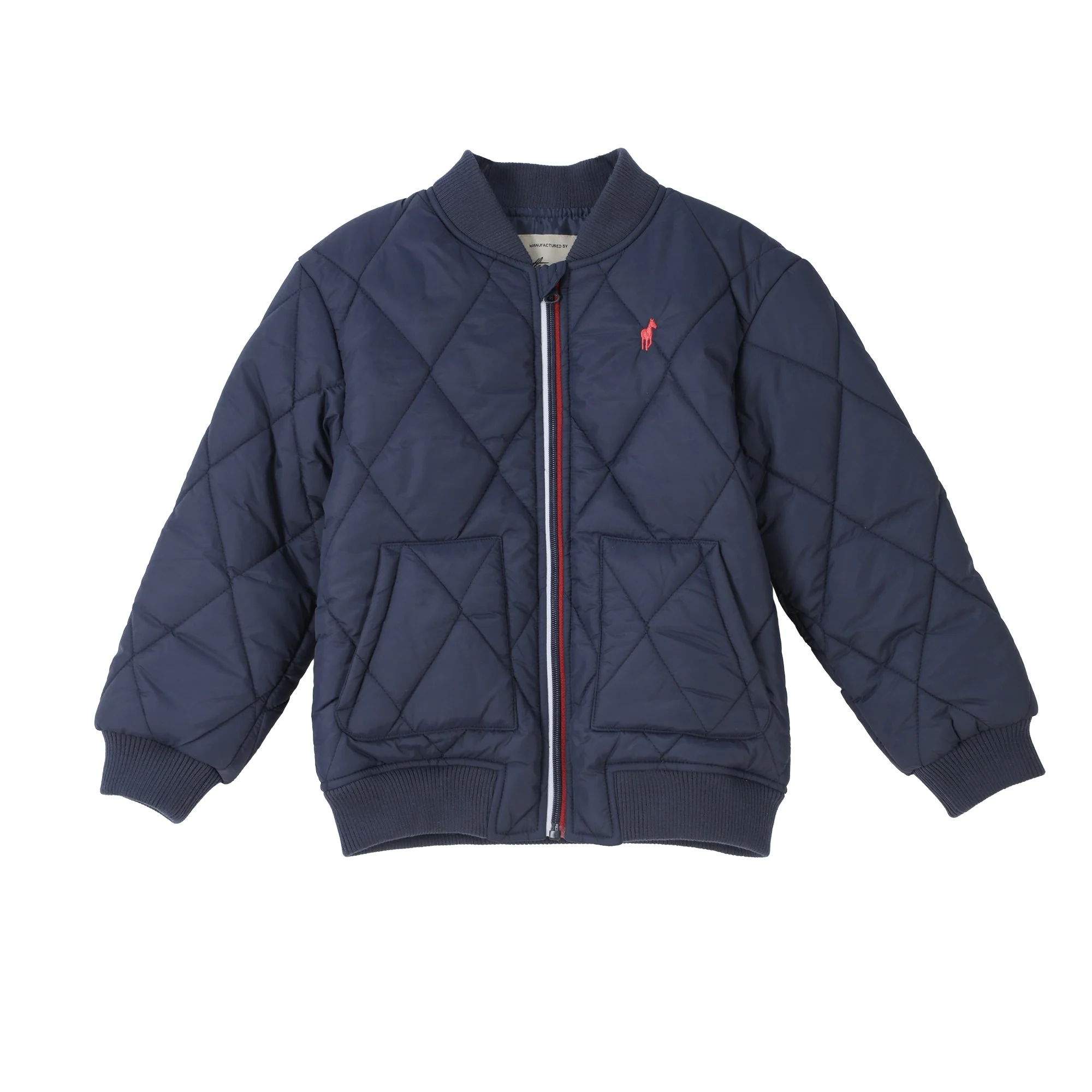 Blouson zippé 3/12 ans - Bleu foncé