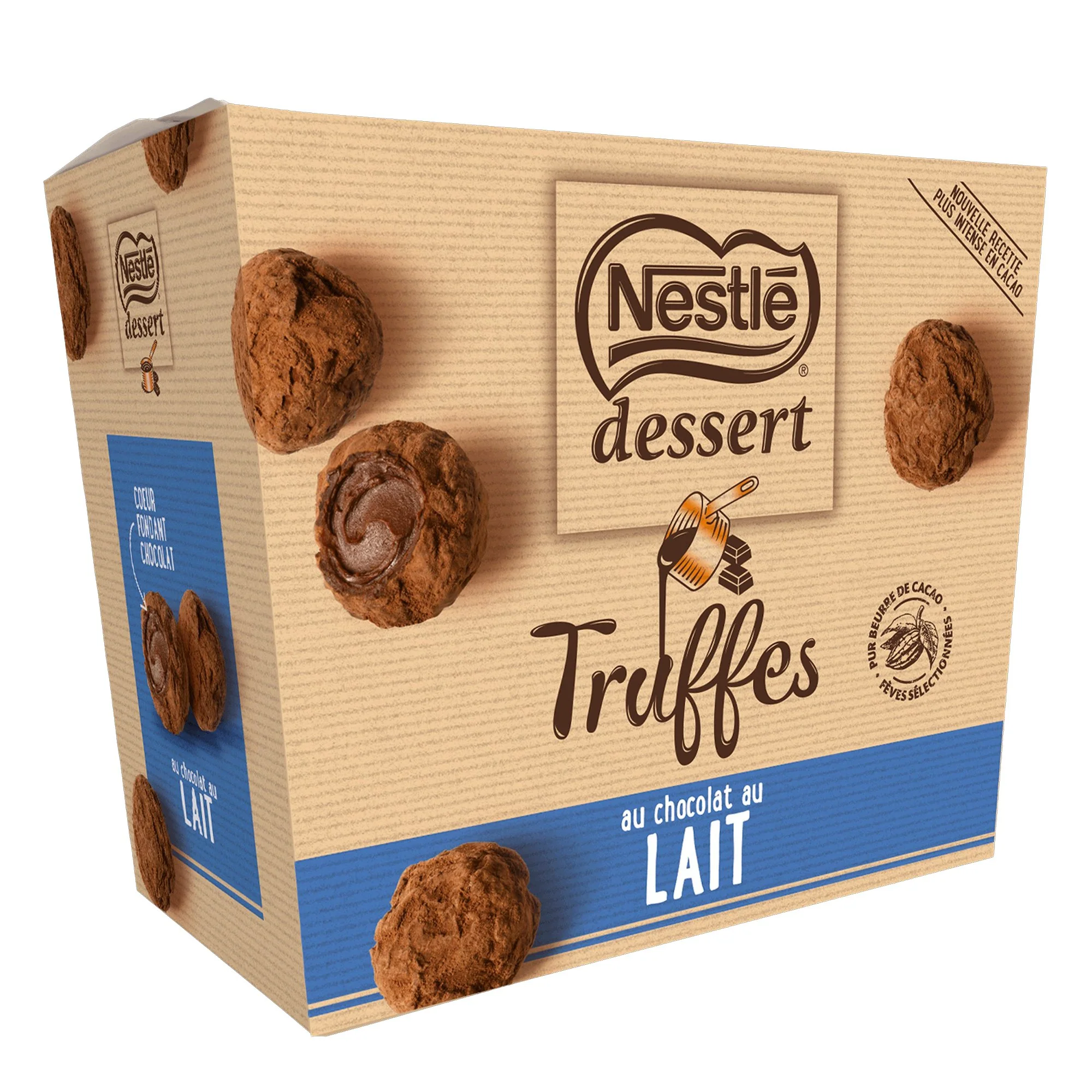 Boite de truffes chocolat au lait