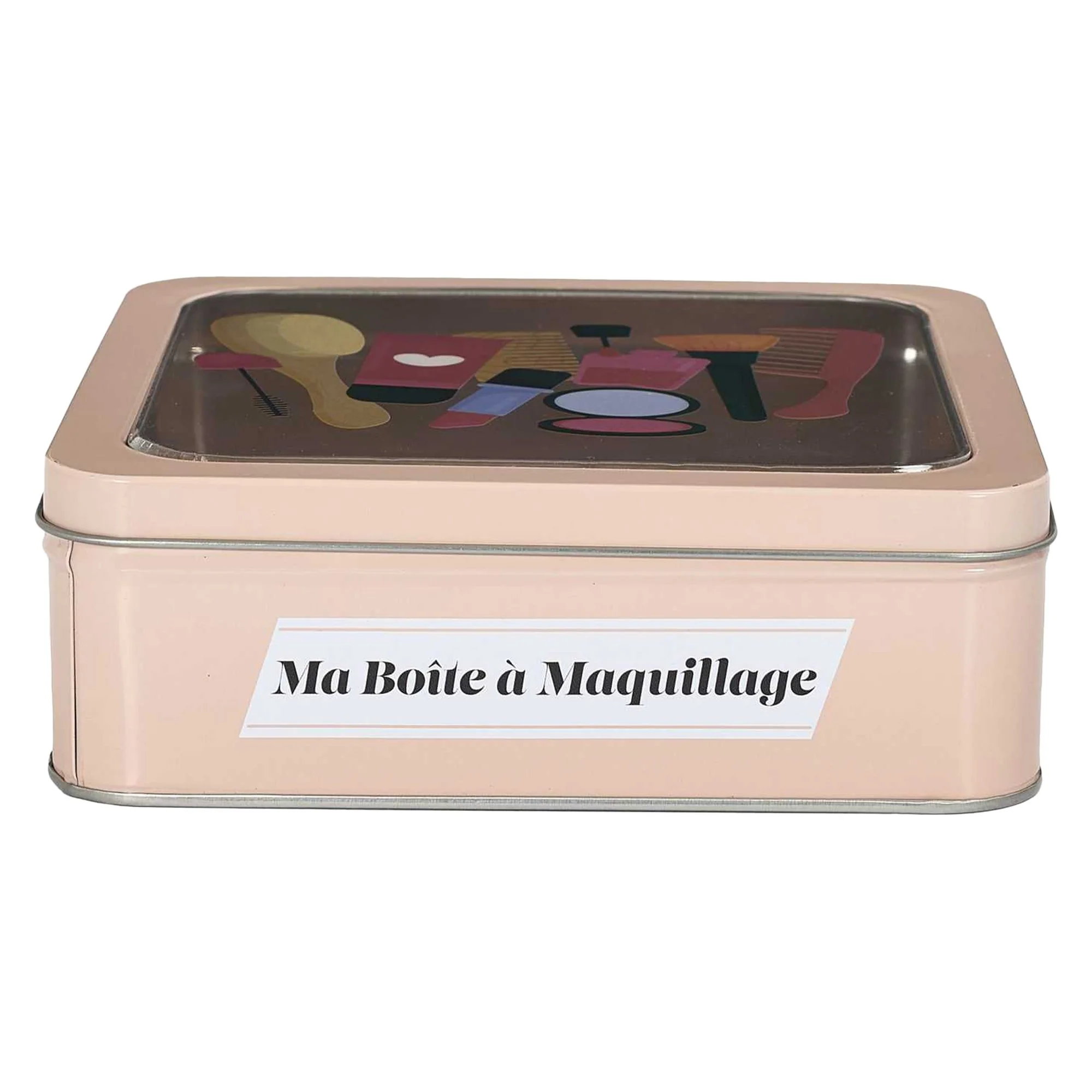 Boîte en métal carré