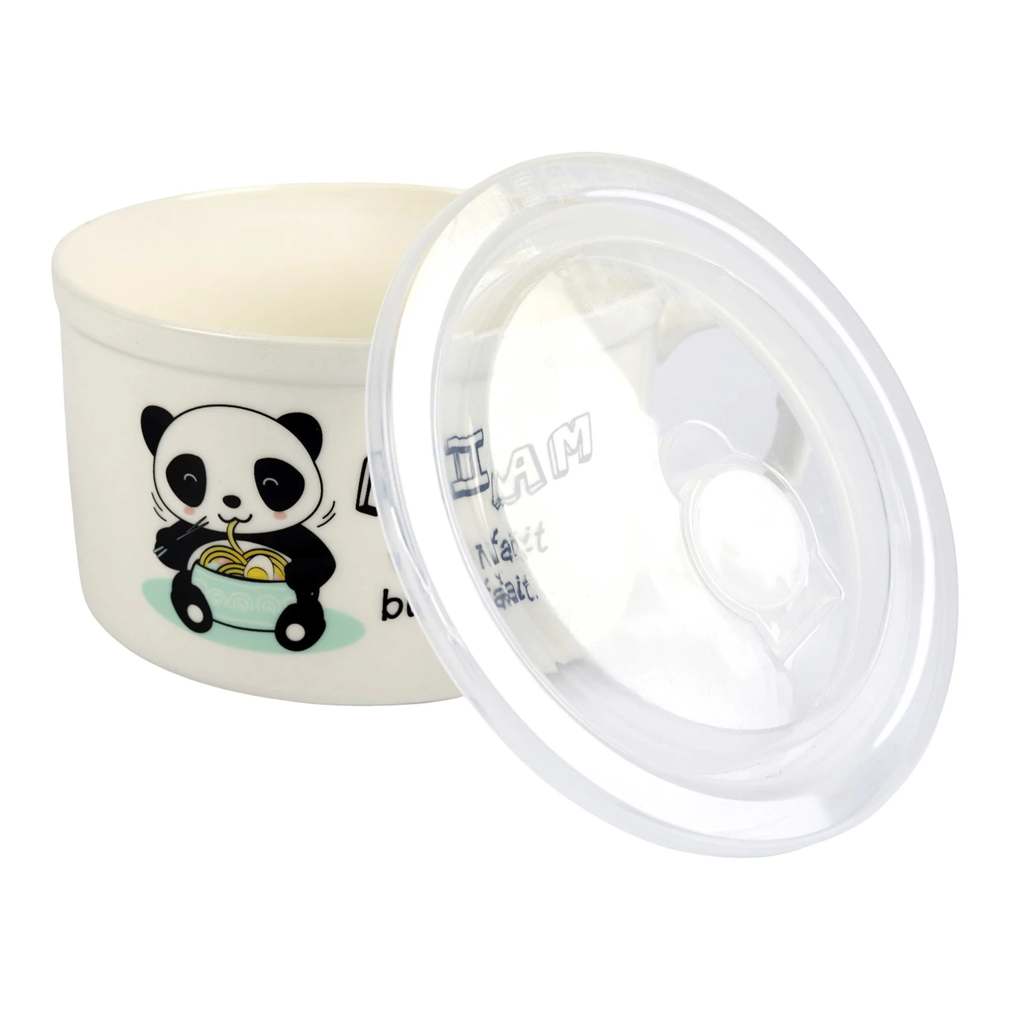 Bol couvercle en plastique kawaii - Image 2