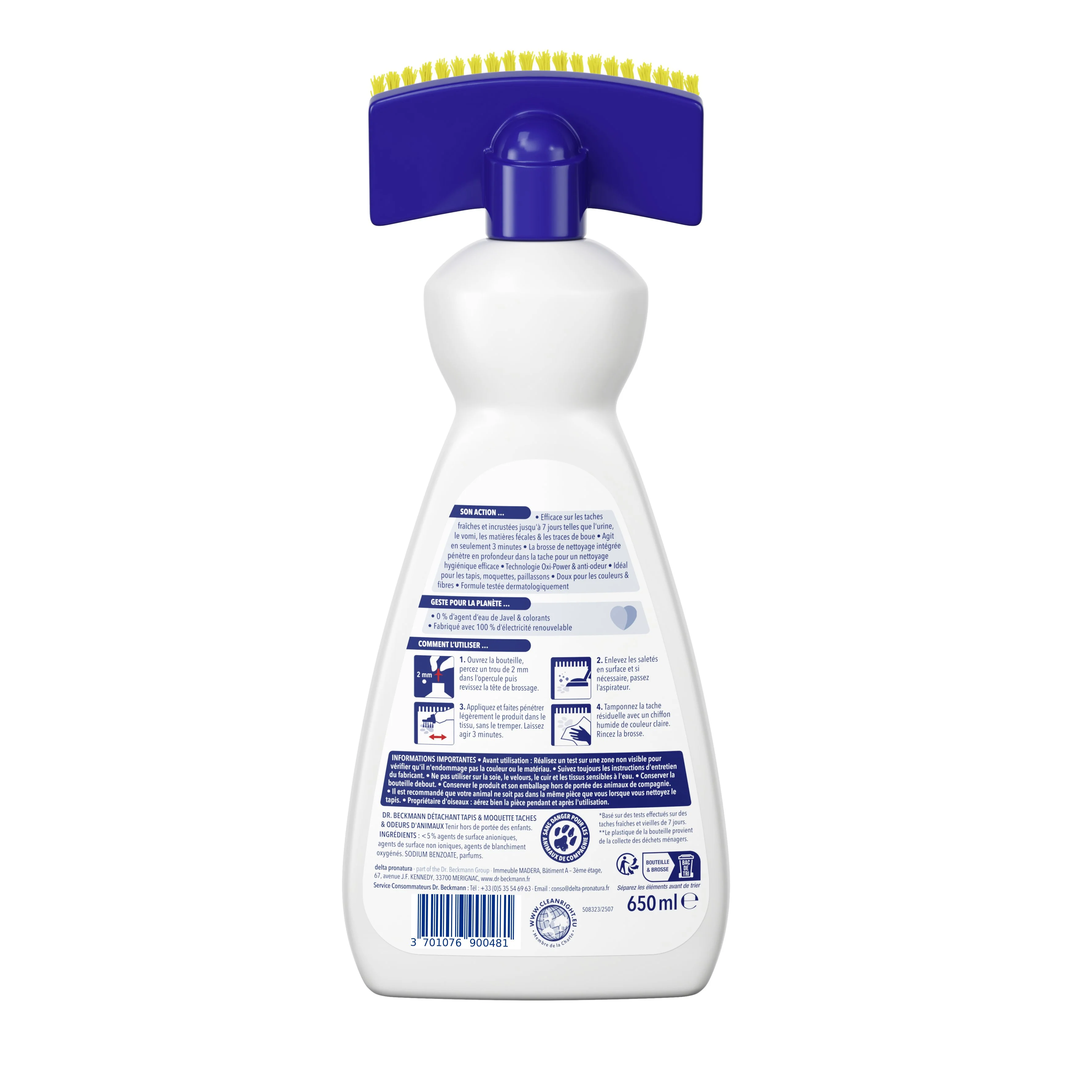 Brosse détachante + anti-odeurs spéciale animaux - Image 2