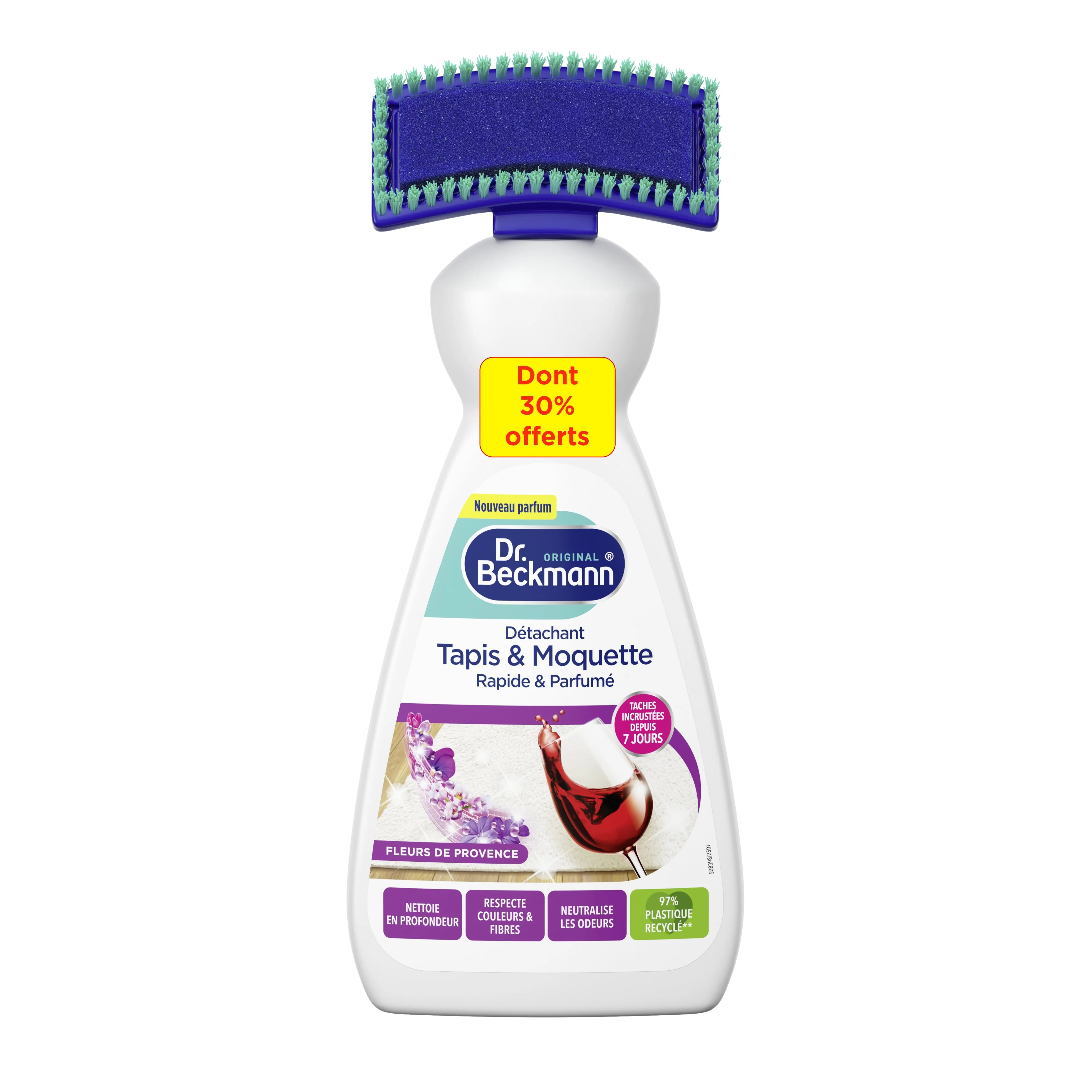 Brosse détachante tapis & moquette fleurs de Provence