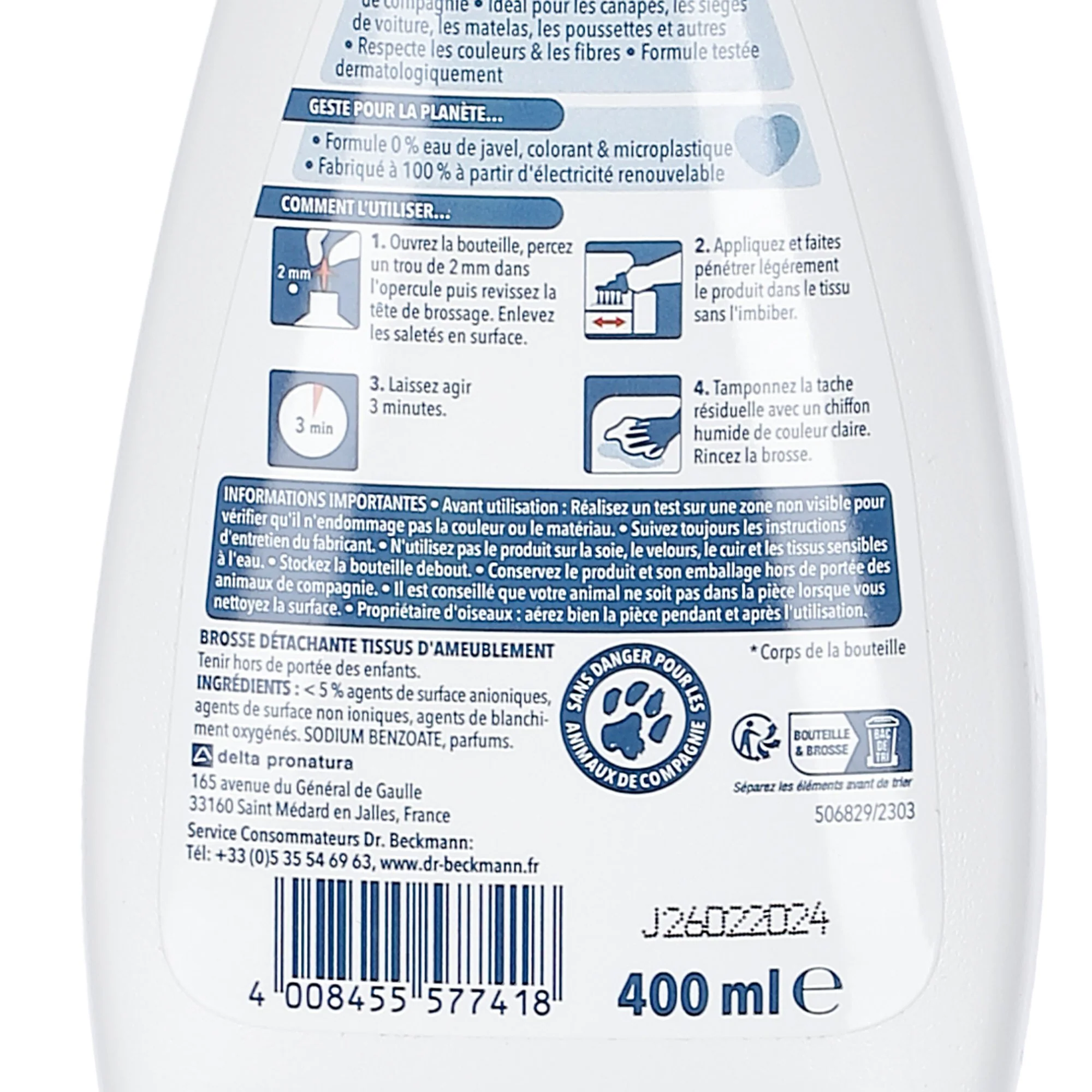 Brosse détachante tissus d'ameublement - Image 4