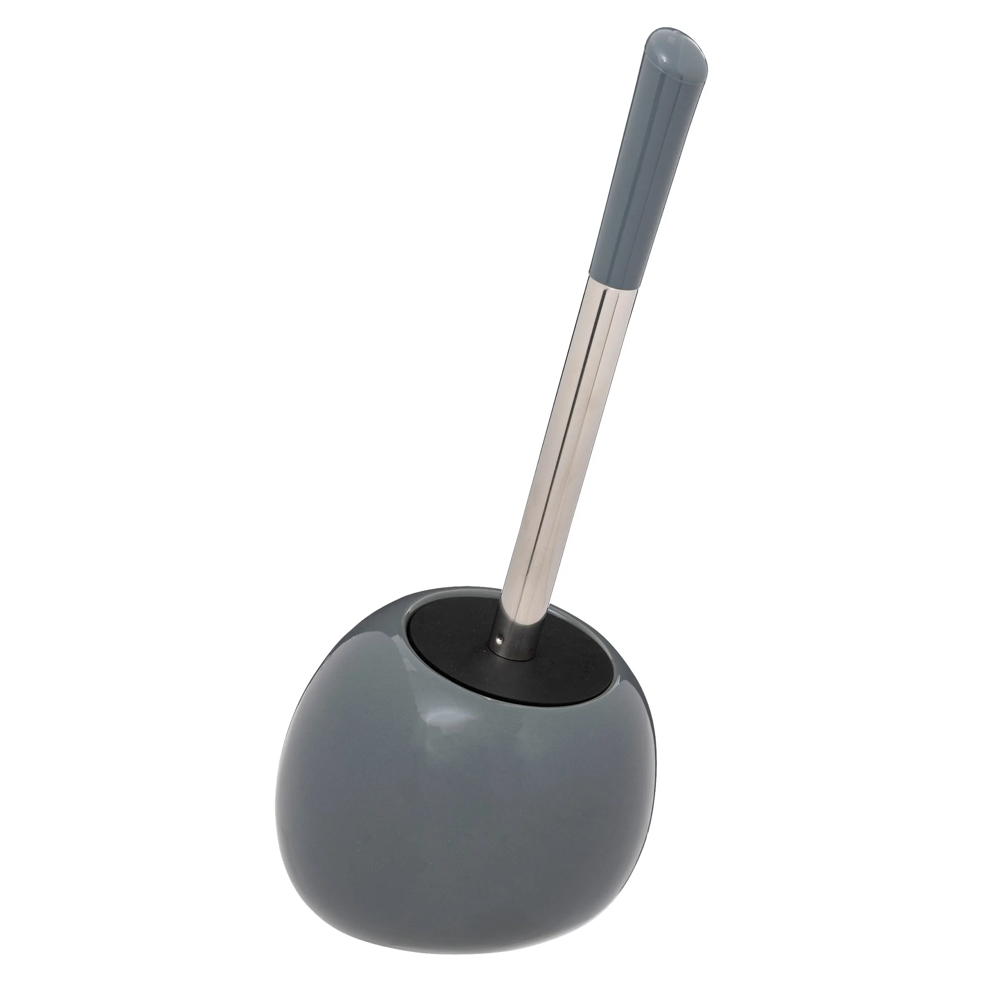 Brosse WC boule grise