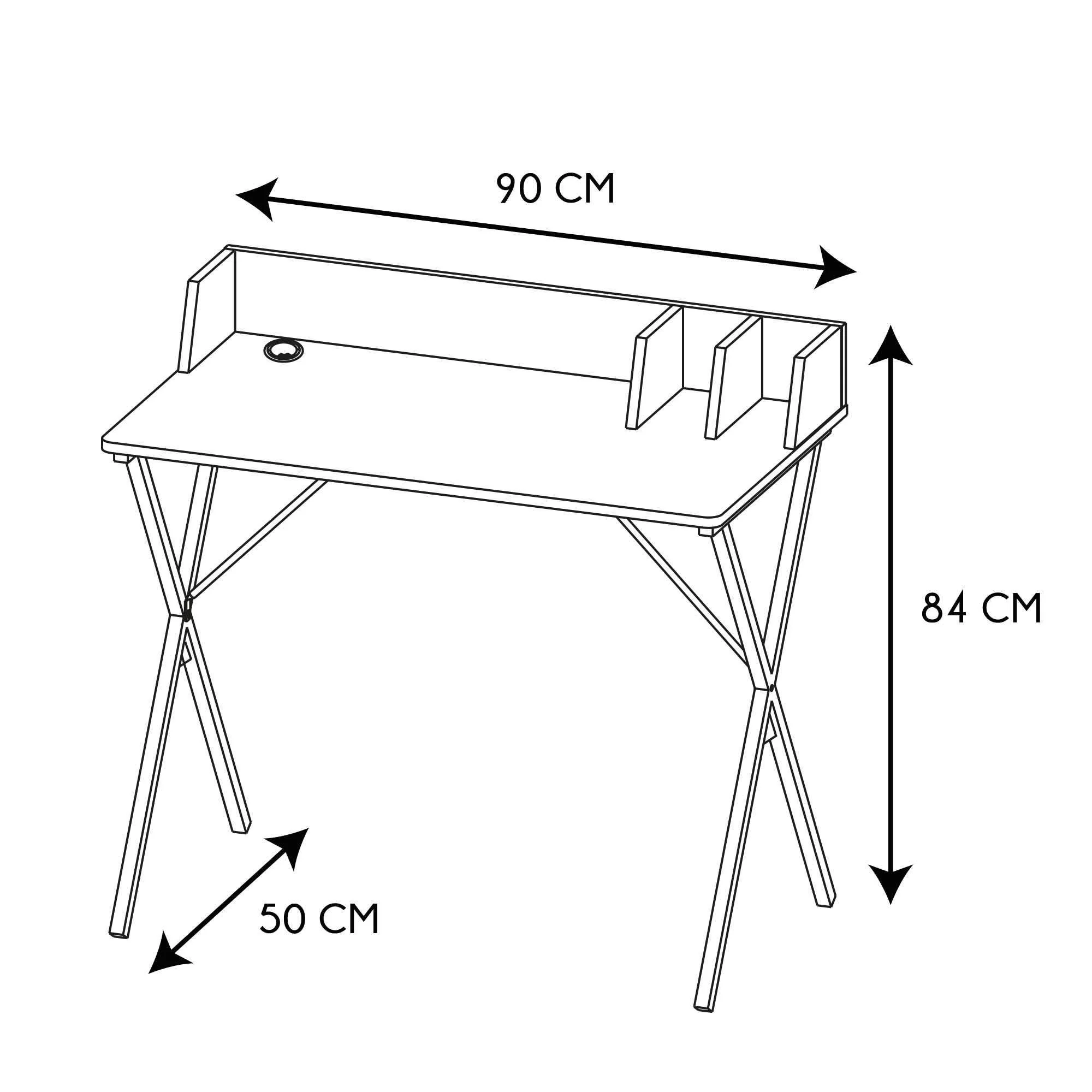 Bureau brice blanc - Image 6