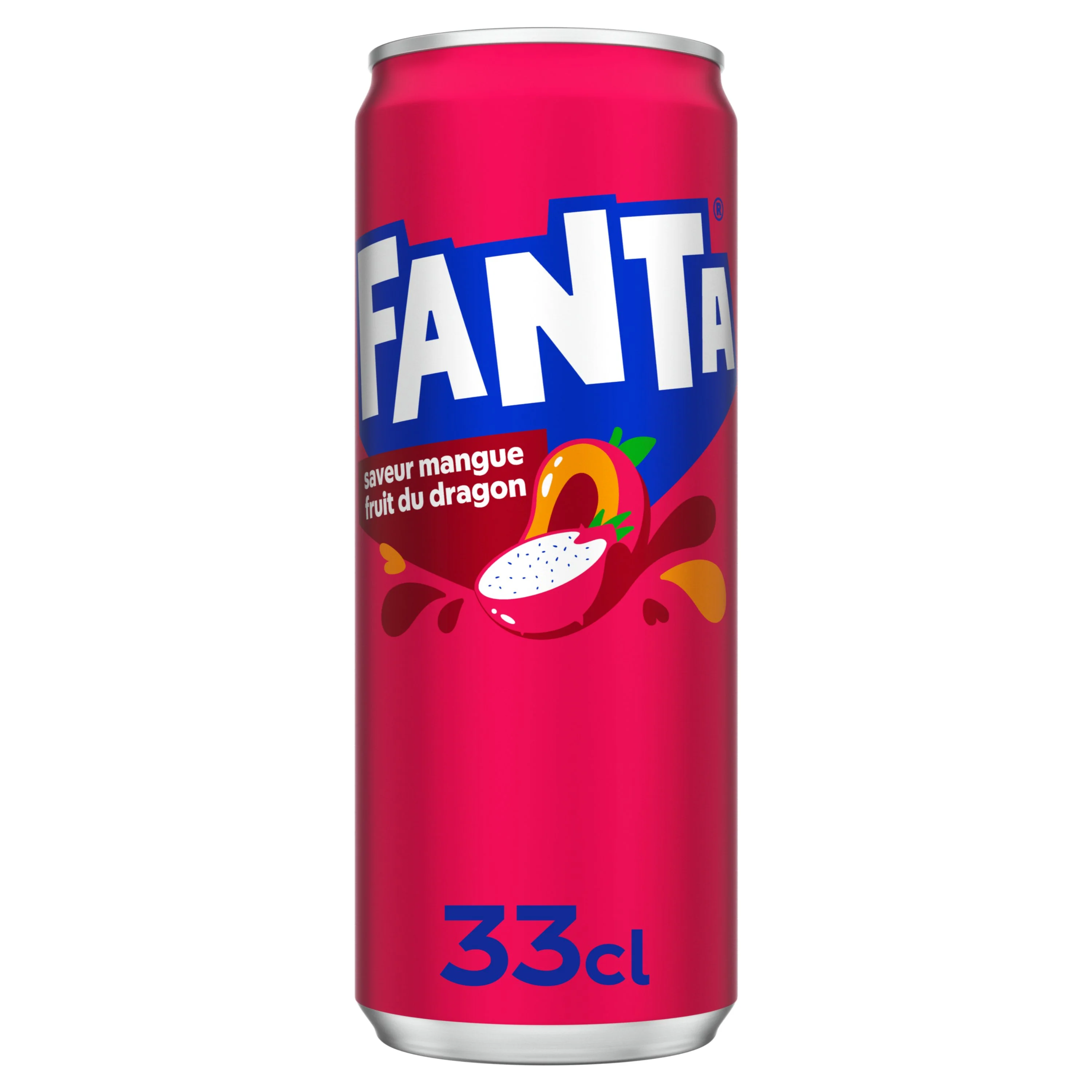 Canette fanta mangue fruit du dragon
