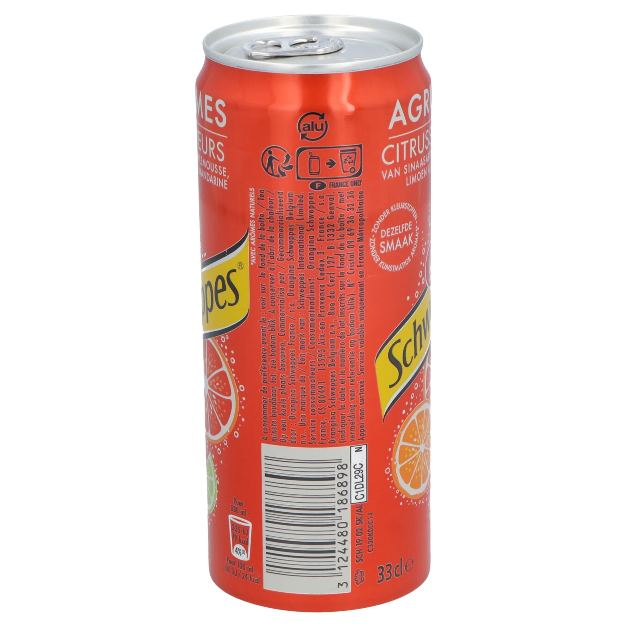 Canettes de Schweppes agrumes - Image 2