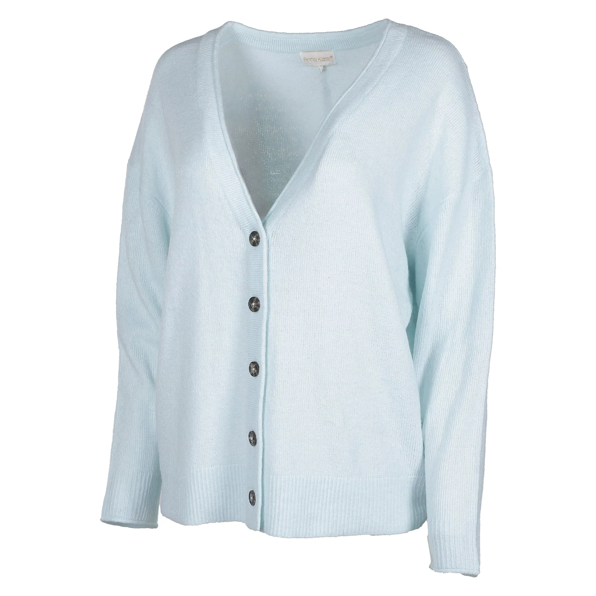 Cardigan en maille  - Bleu - Image 5