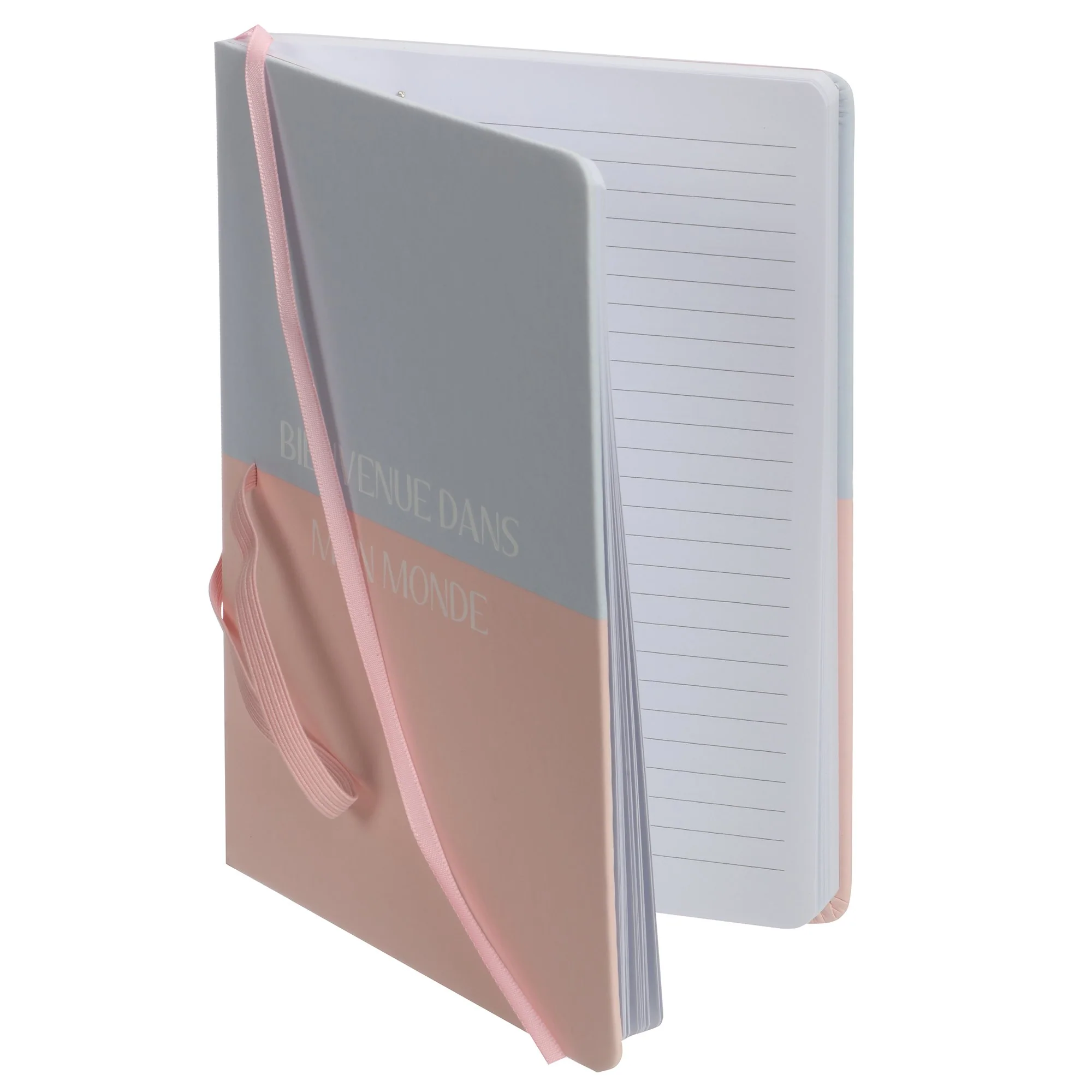 Carnet bicolore A5 - Bleu - Image 3