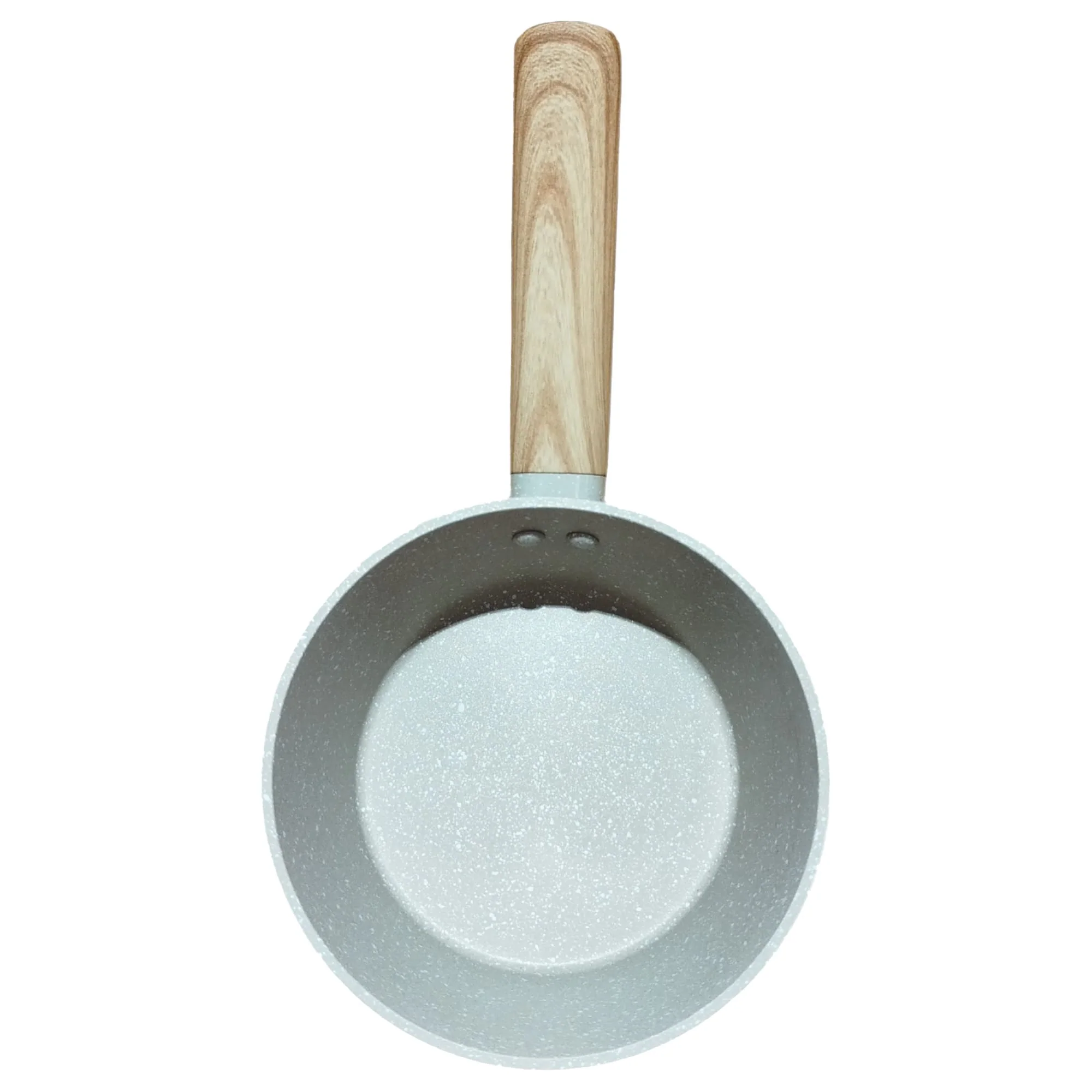 Casserole 16 cm manche imitation bois  tous feux dont induction - Image 2