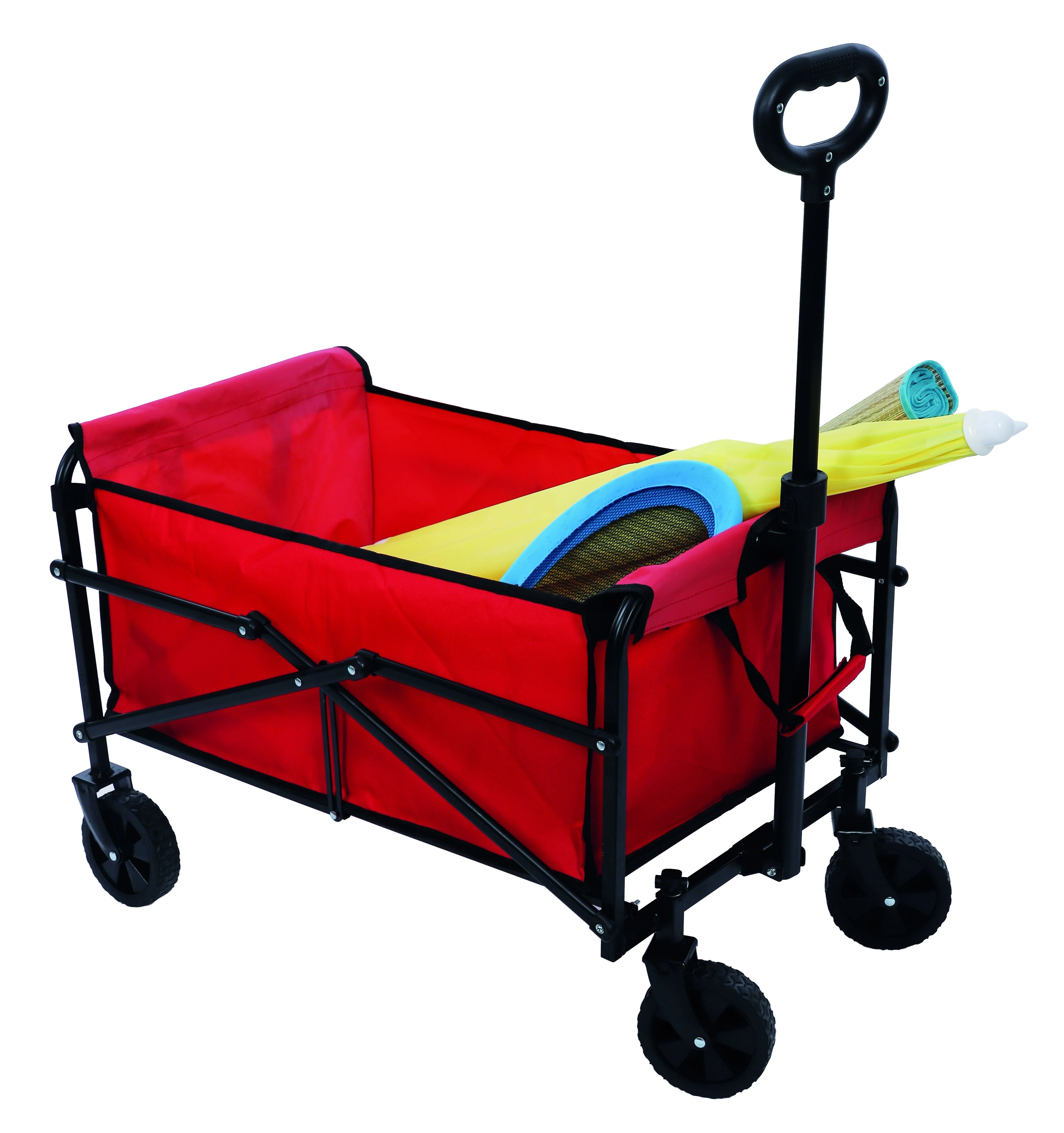 Chariot de plage rouge