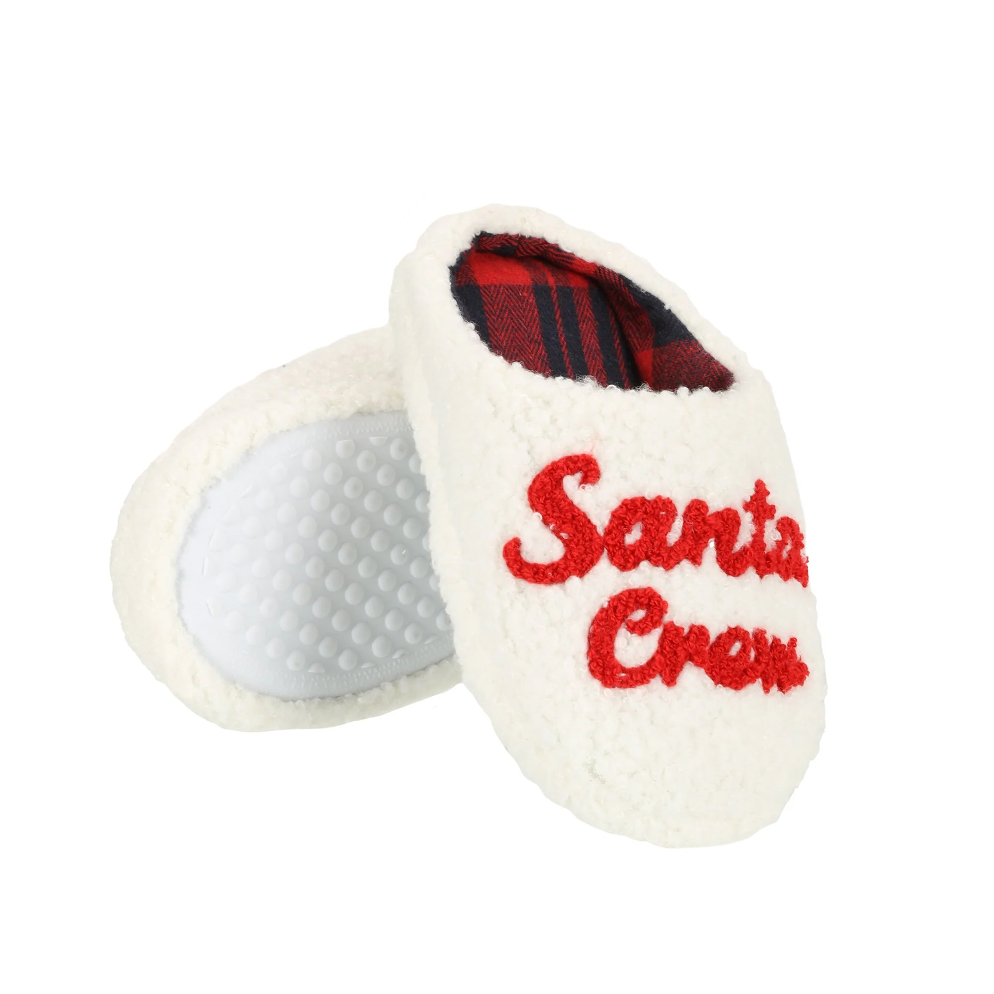 Chaussons bouclette Santa crew 26/31 - Blanc - Image 3