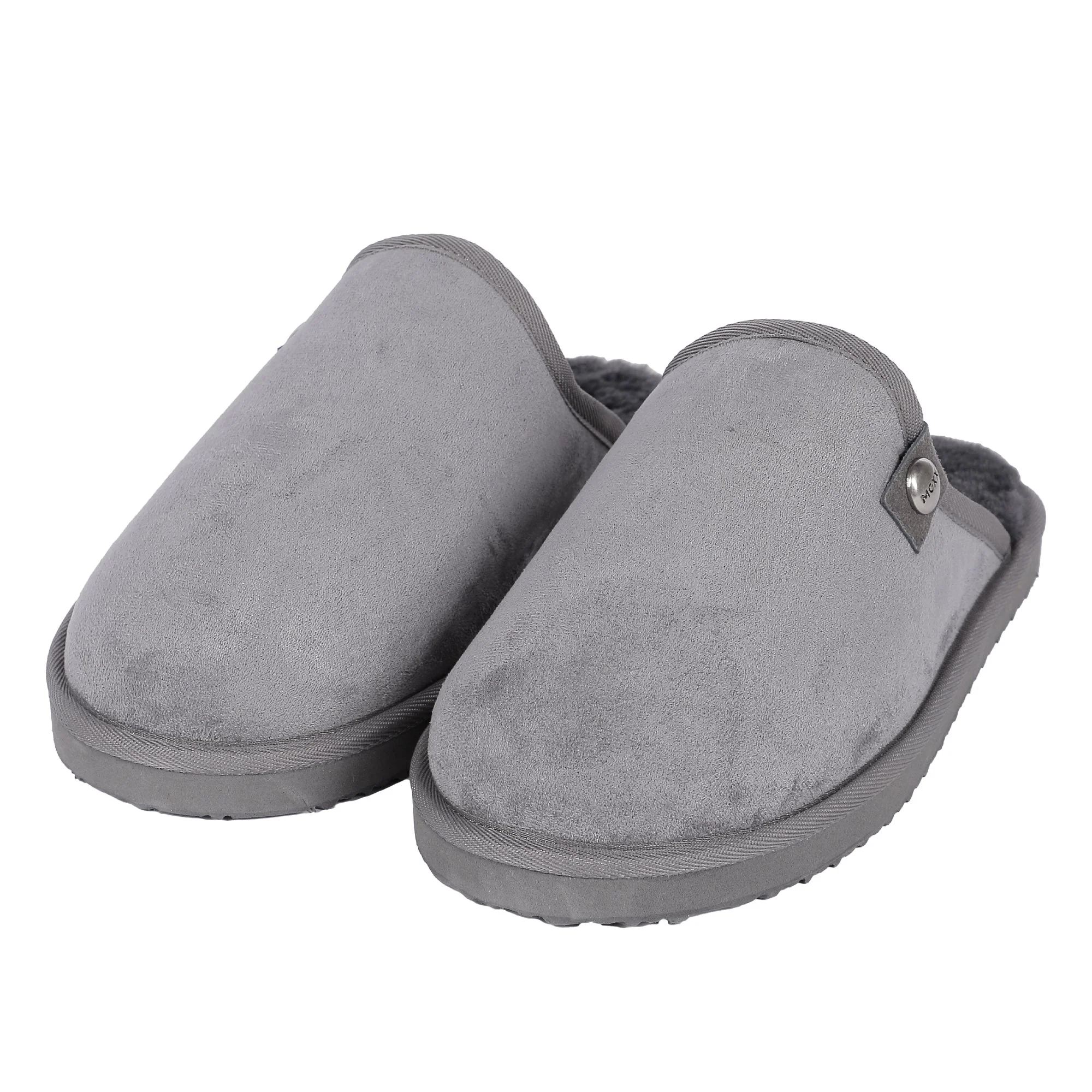 Chaussons fourrés - Gris