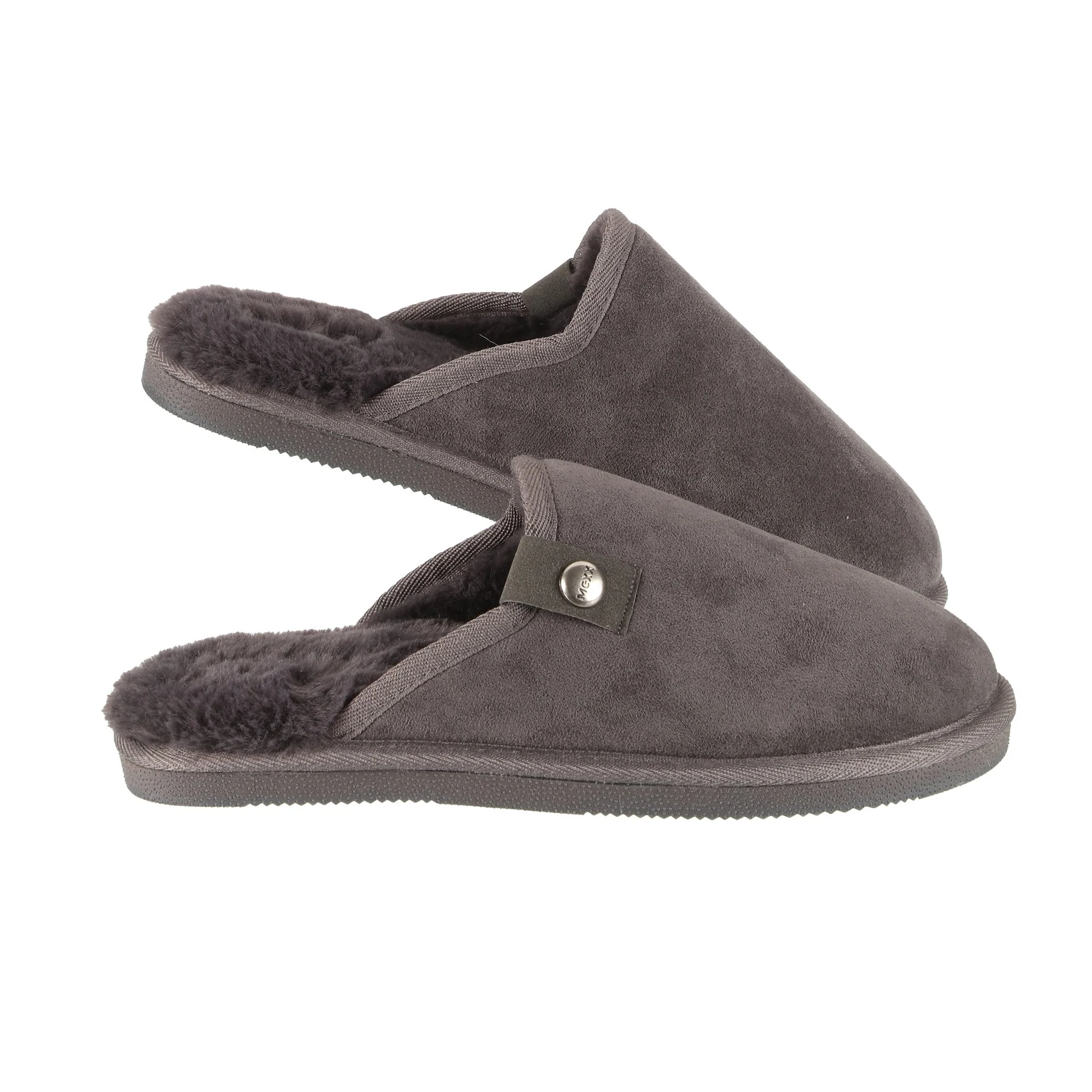 Chaussons fourrés - Gris - Image 4