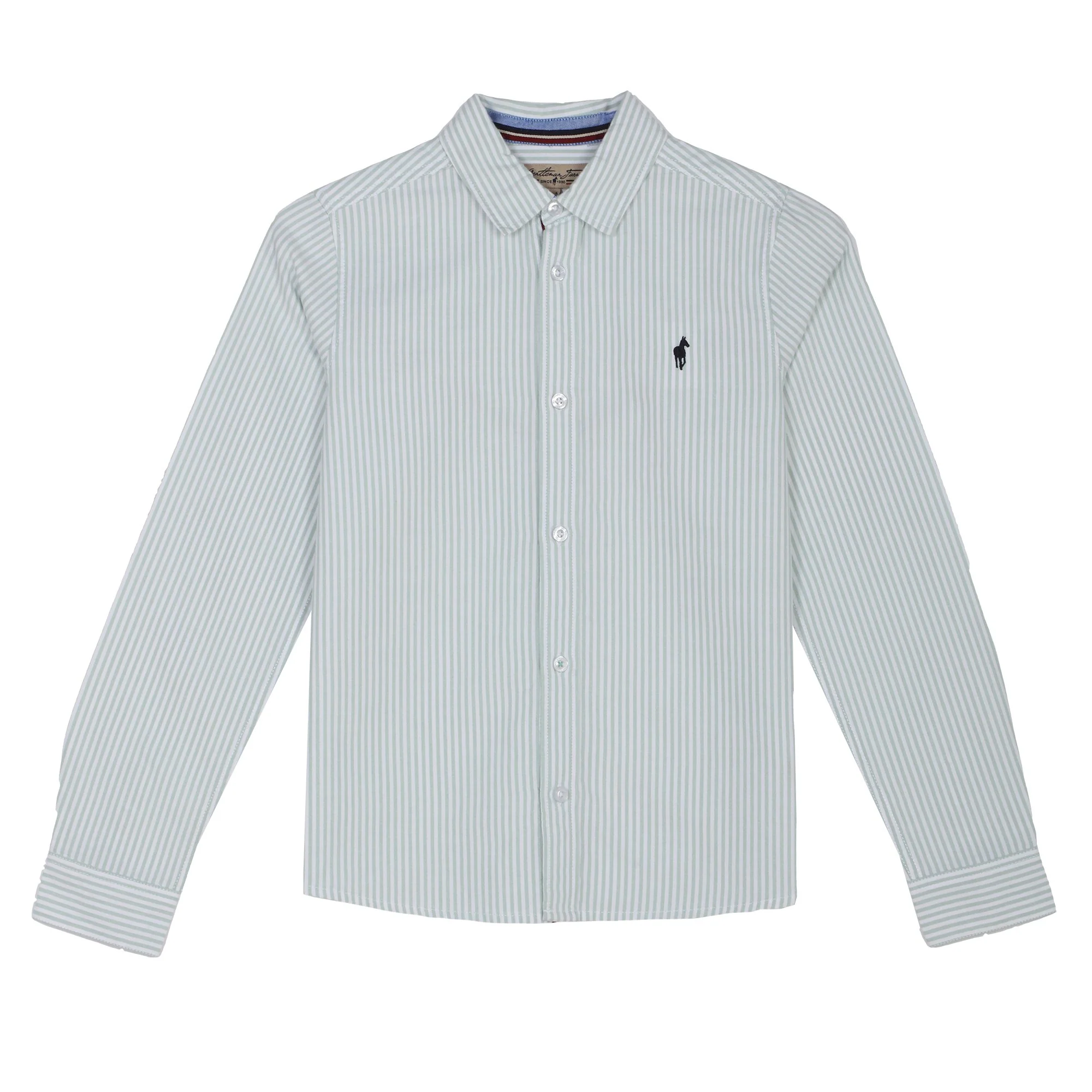 Chemise avec broderie - Vert