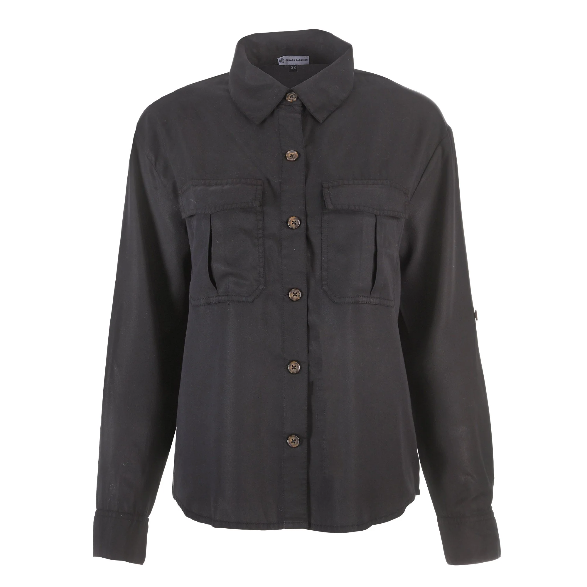 Chemise avec poches - Kaki - Image 5