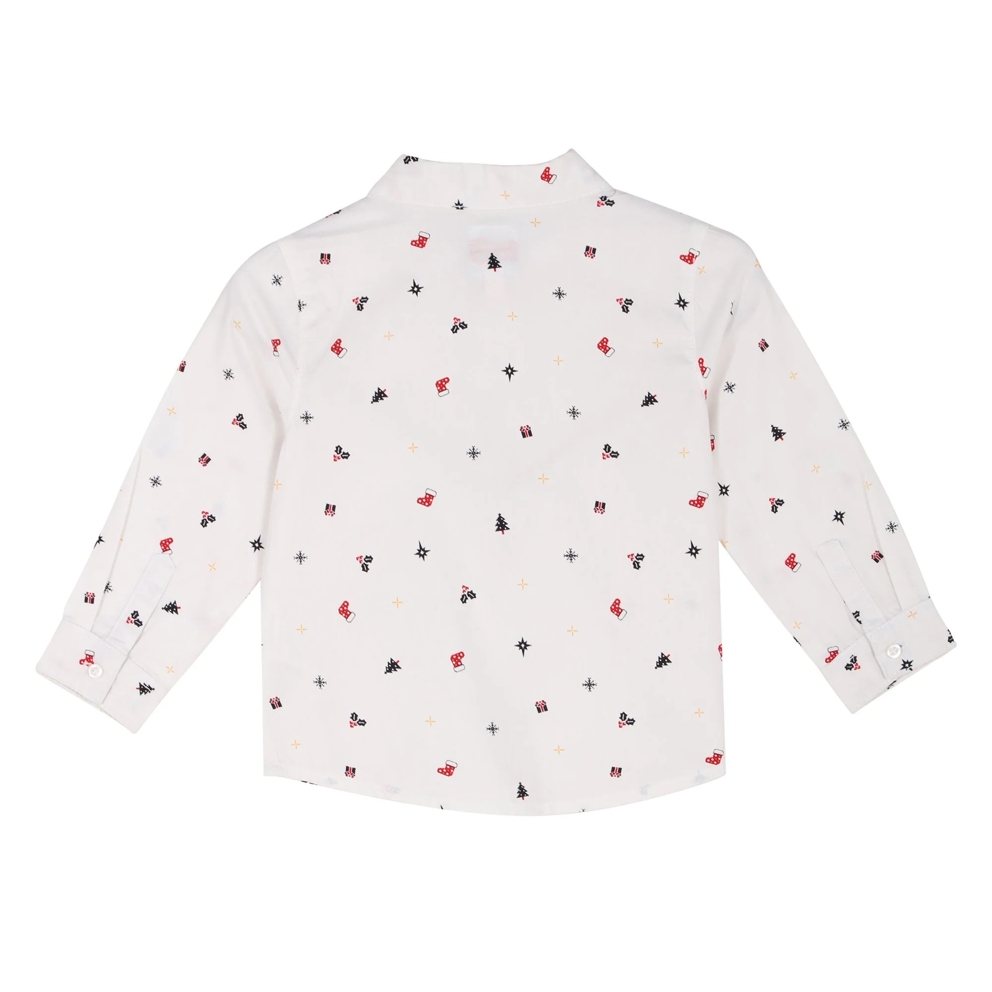 Chemise de Noël manches longues 3/36 mois - Blanc - Image 2