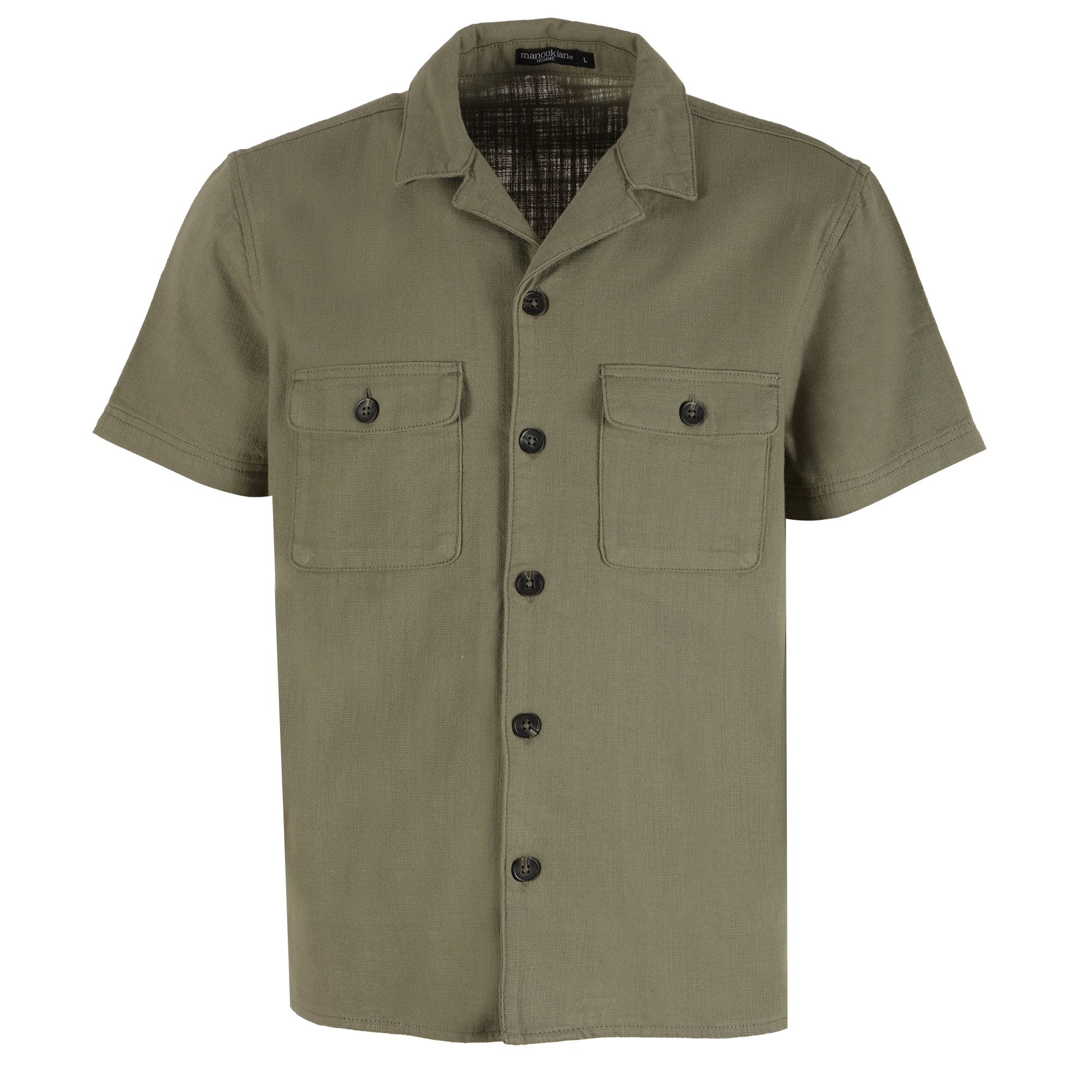 Chemise double poches - Vert