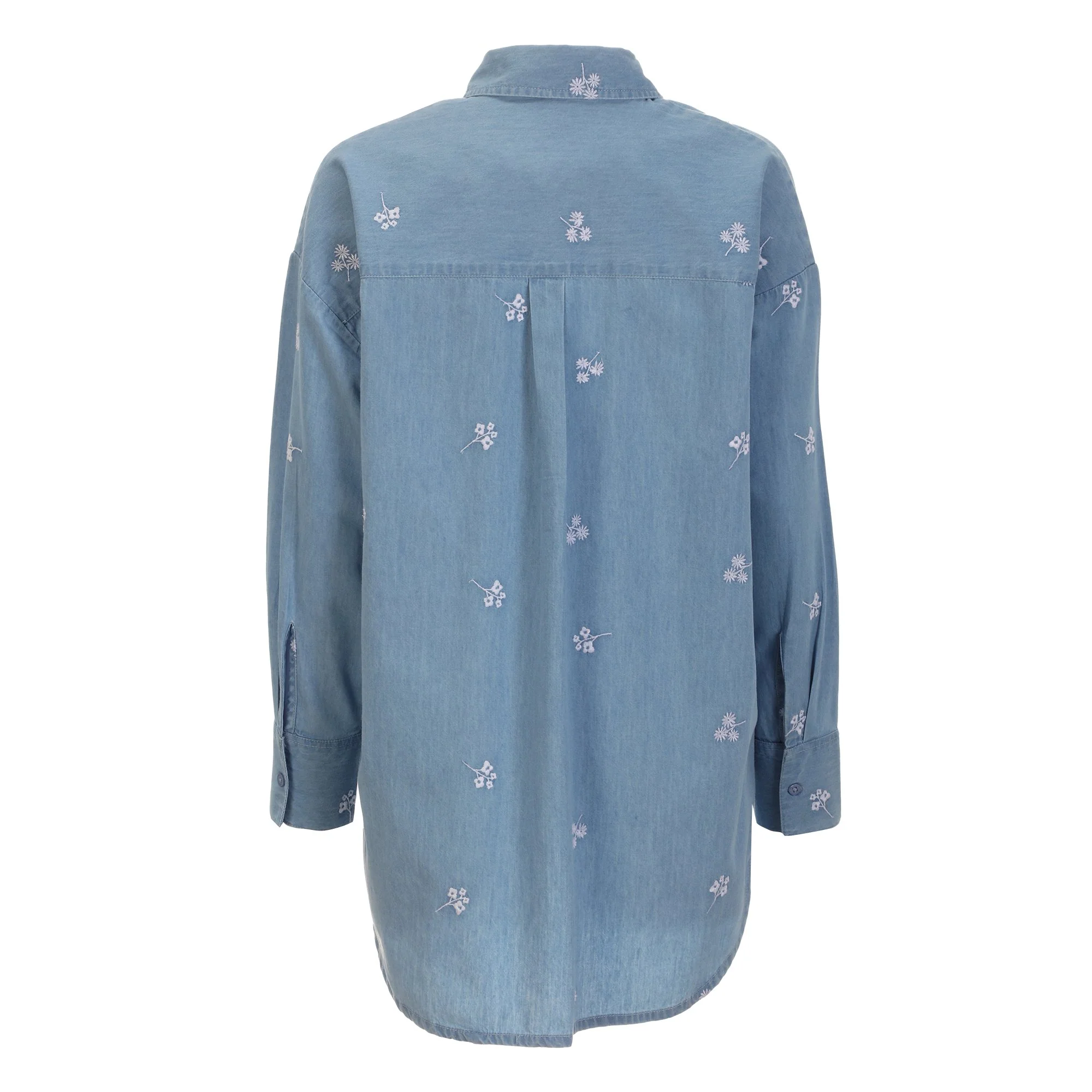 Chemise en jean avec broderies - Image 2