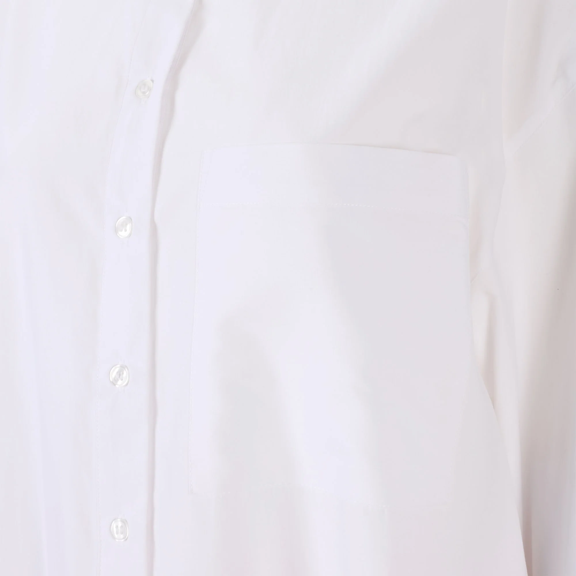 Chemise en popeline - Blanc - Image 4