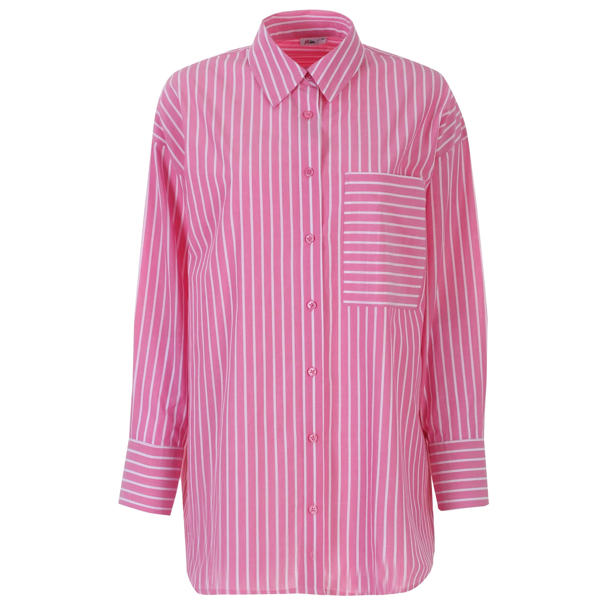 Chemise en popeline - Rose