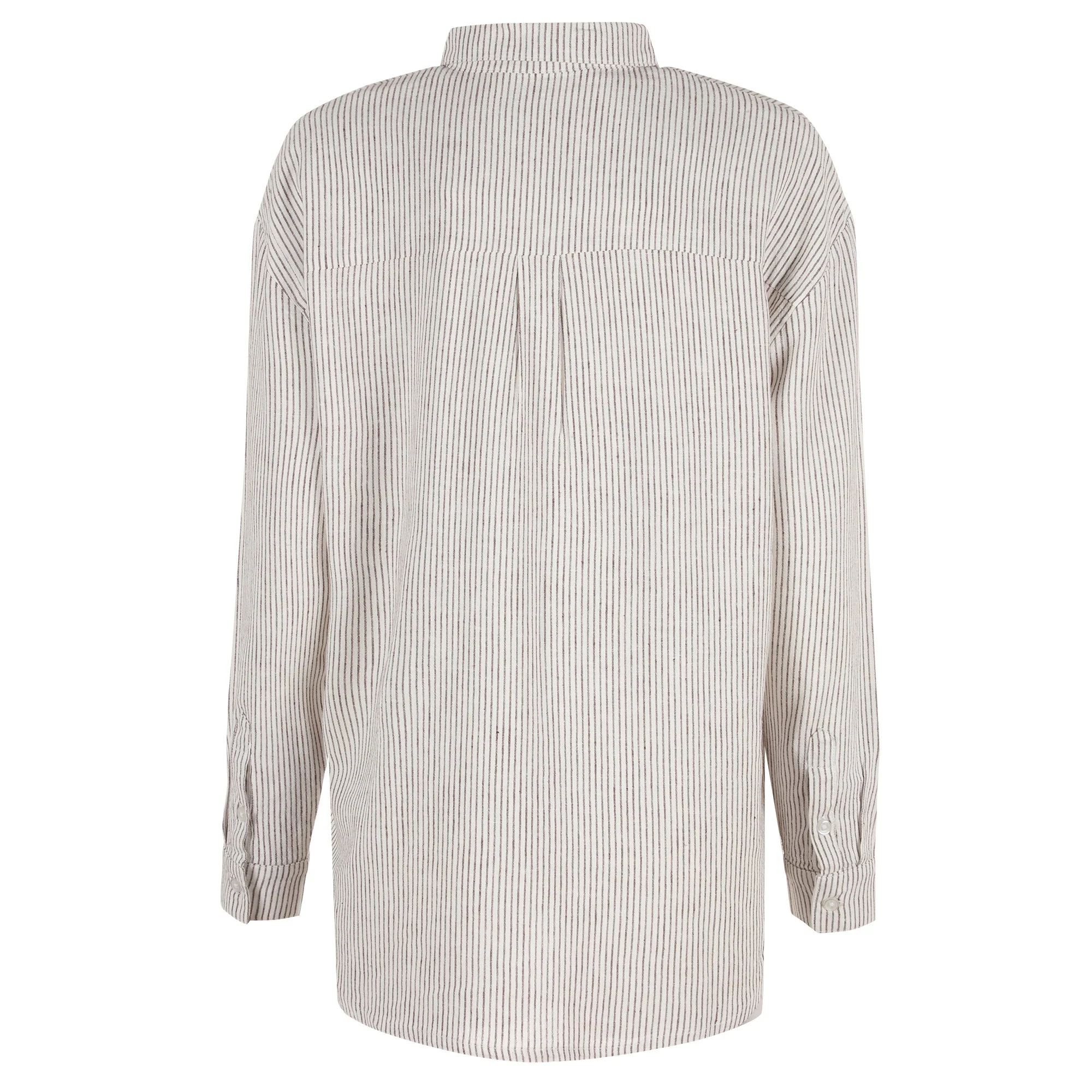 Chemise longue - Marron - Image 2