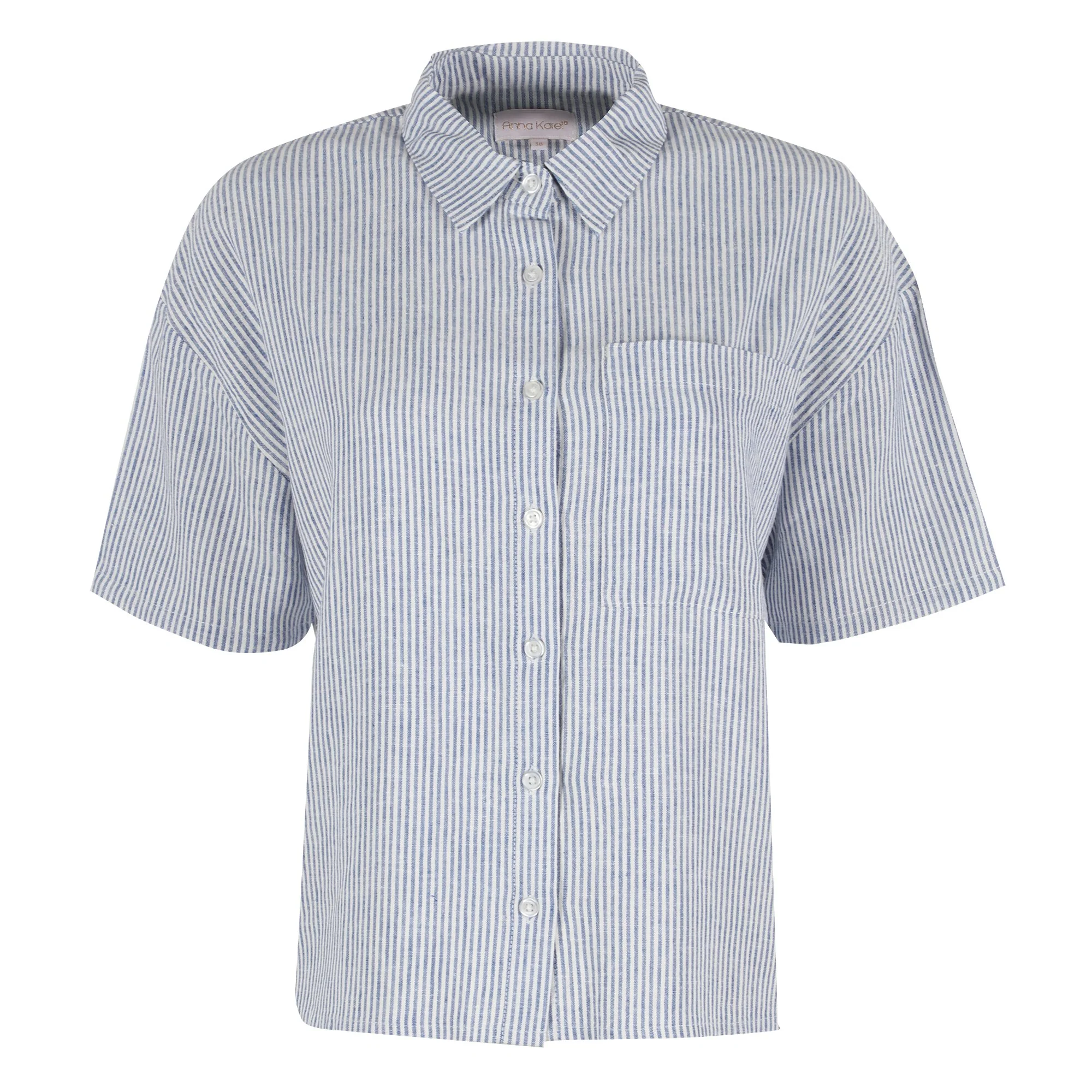 Chemise manche courte - Bleu