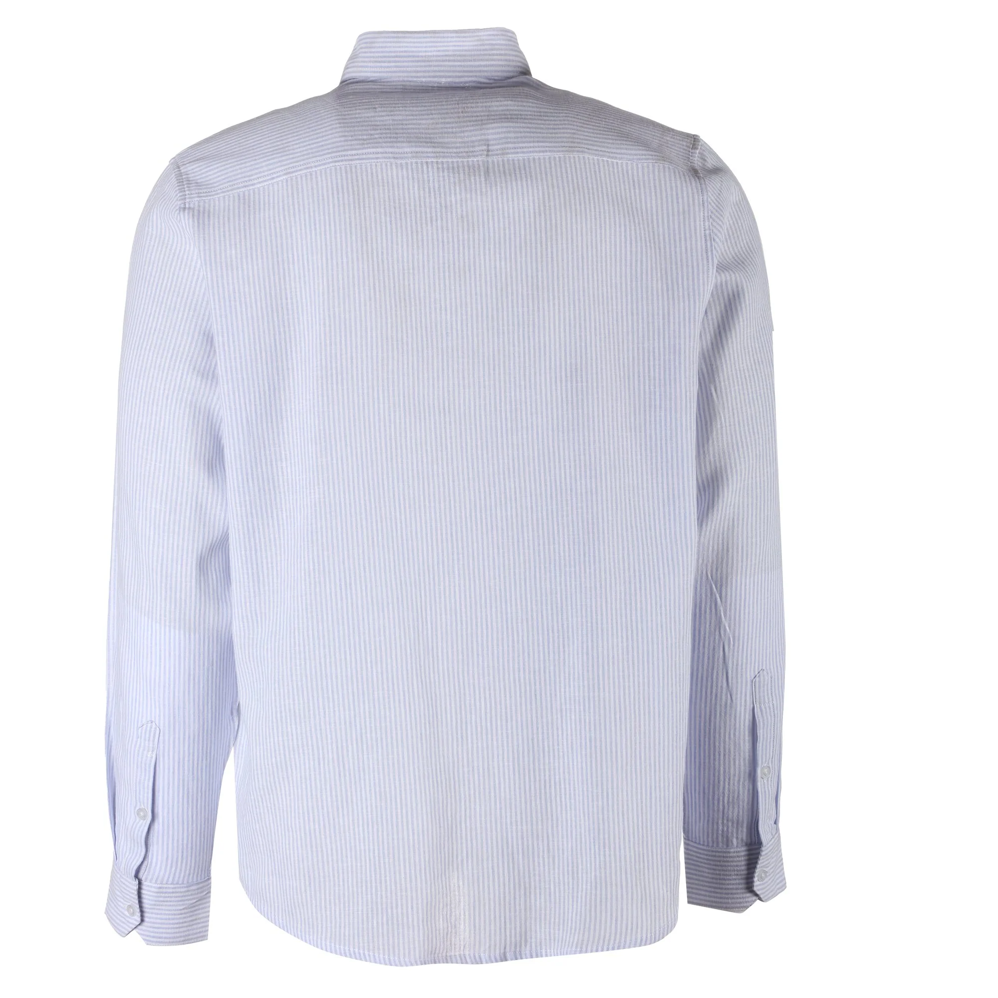 Chemise manche longue - Bleu - Image 2
