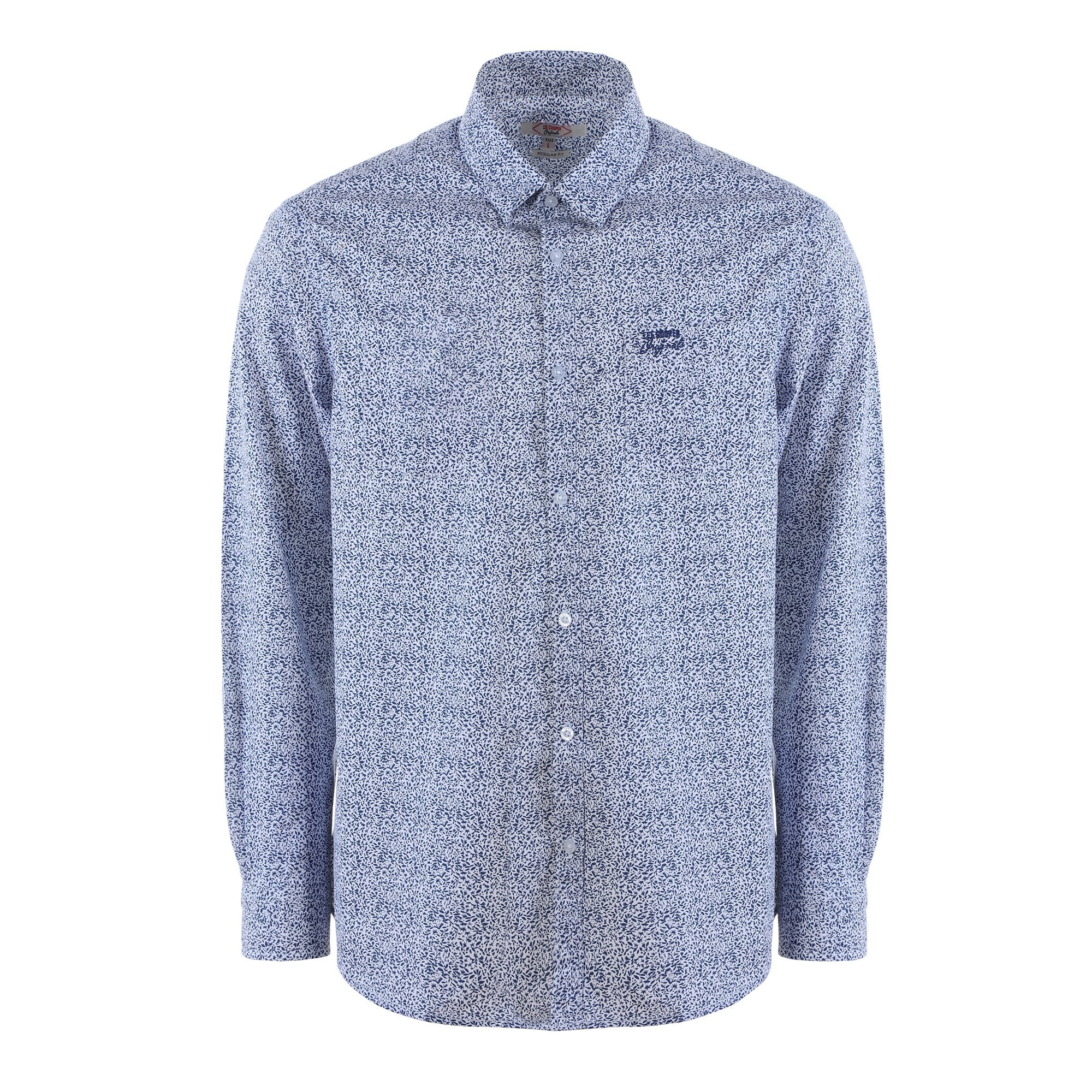 Chemise manche longue - Bleu
