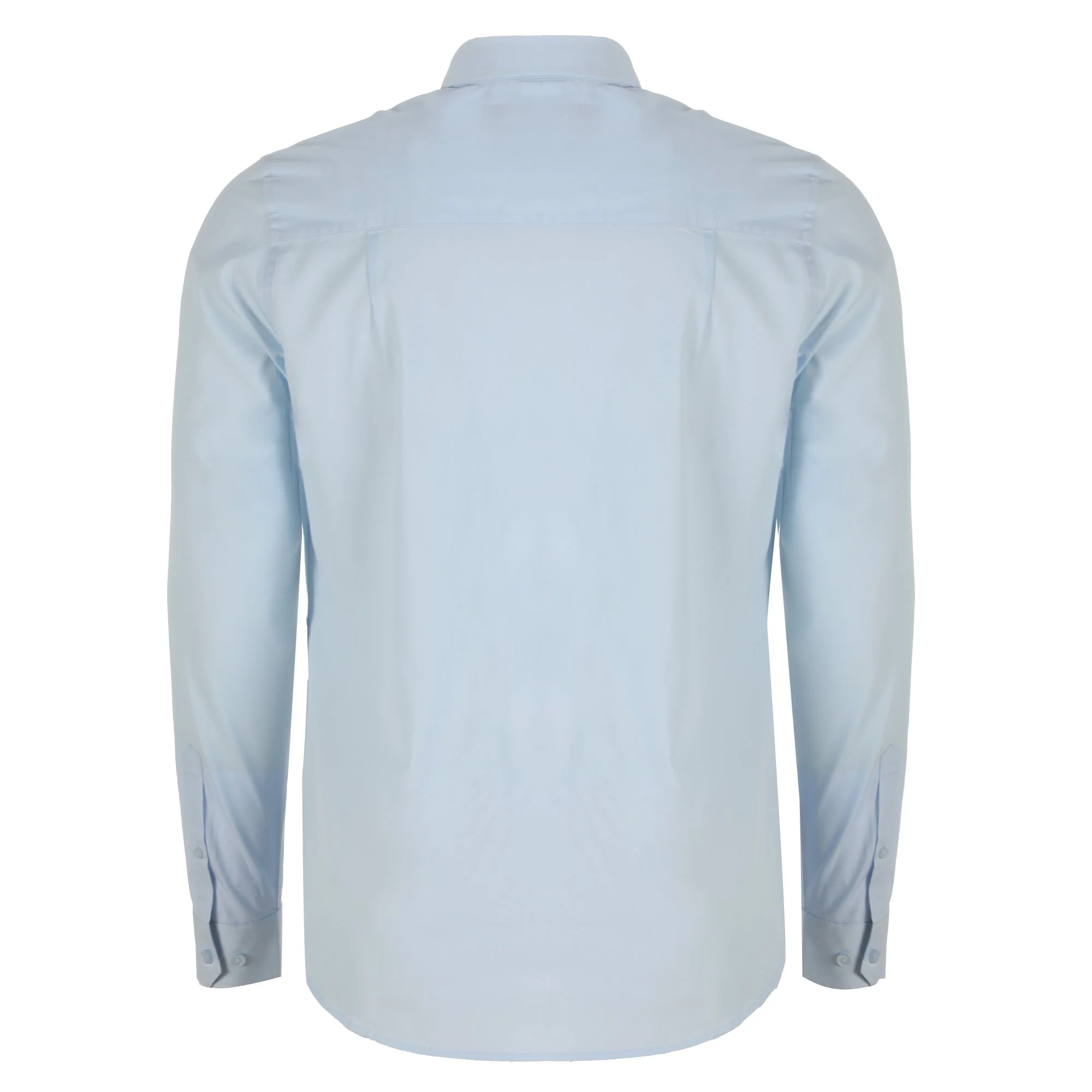 Chemise manches longues - Bleu - Image 2
