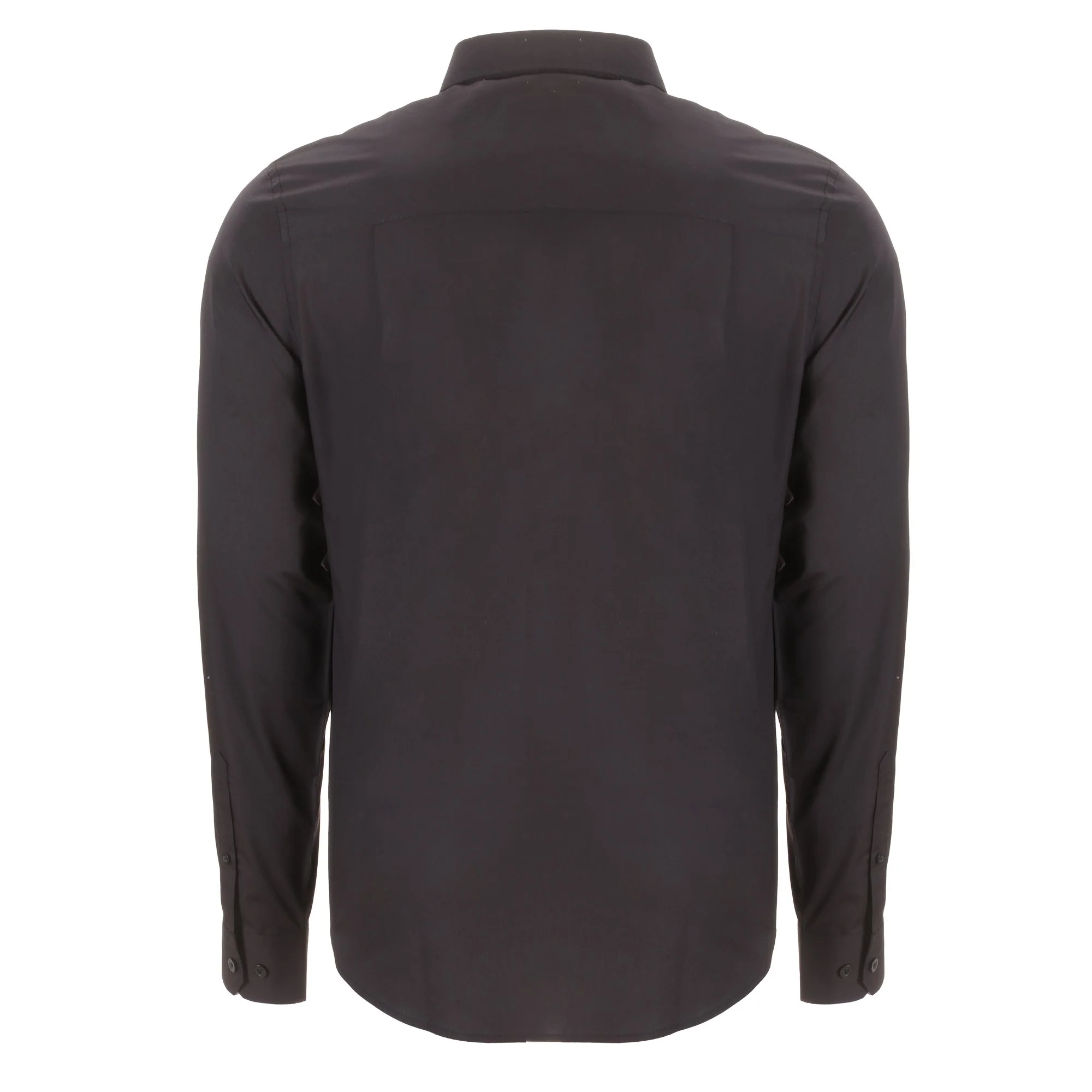 Chemise manches longues  - Noir - Image 2
