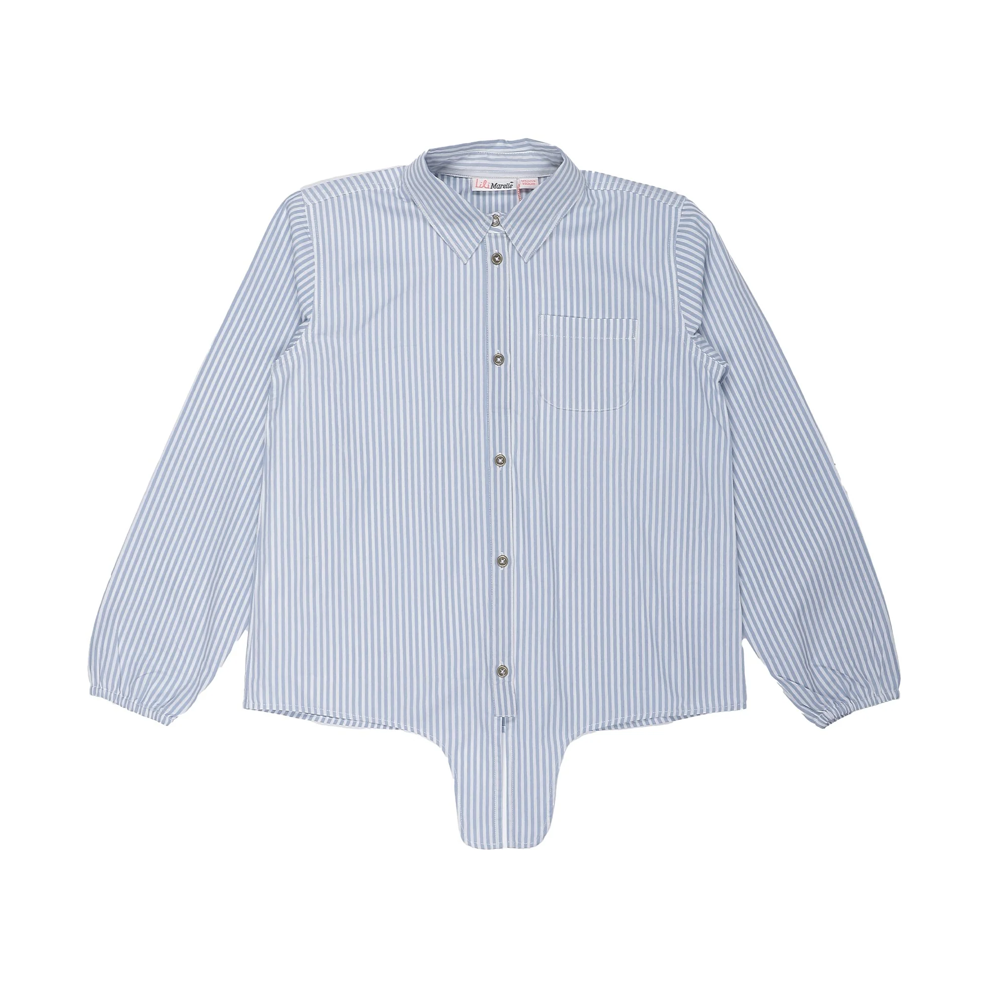 Chemise nouée 3/10 ans - Bleu - Image 5