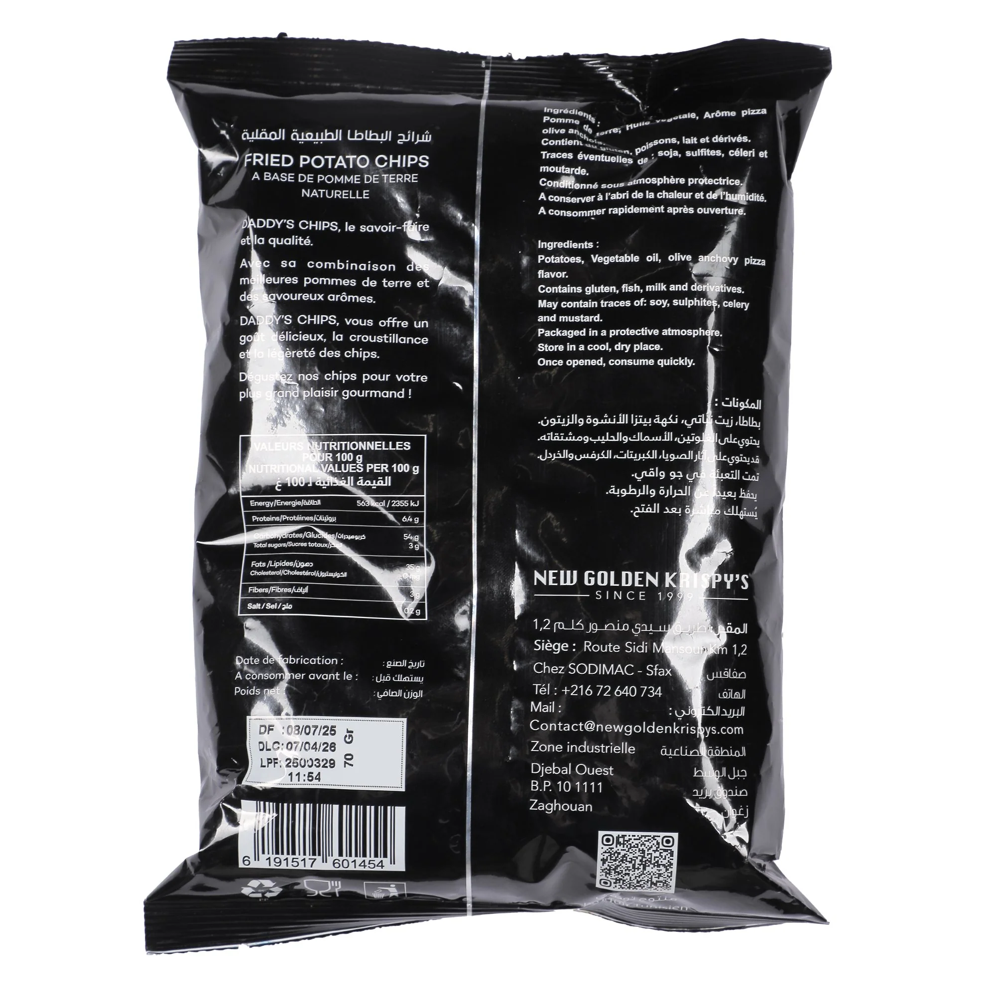 Chips Pizza olive anchoix - Image 2