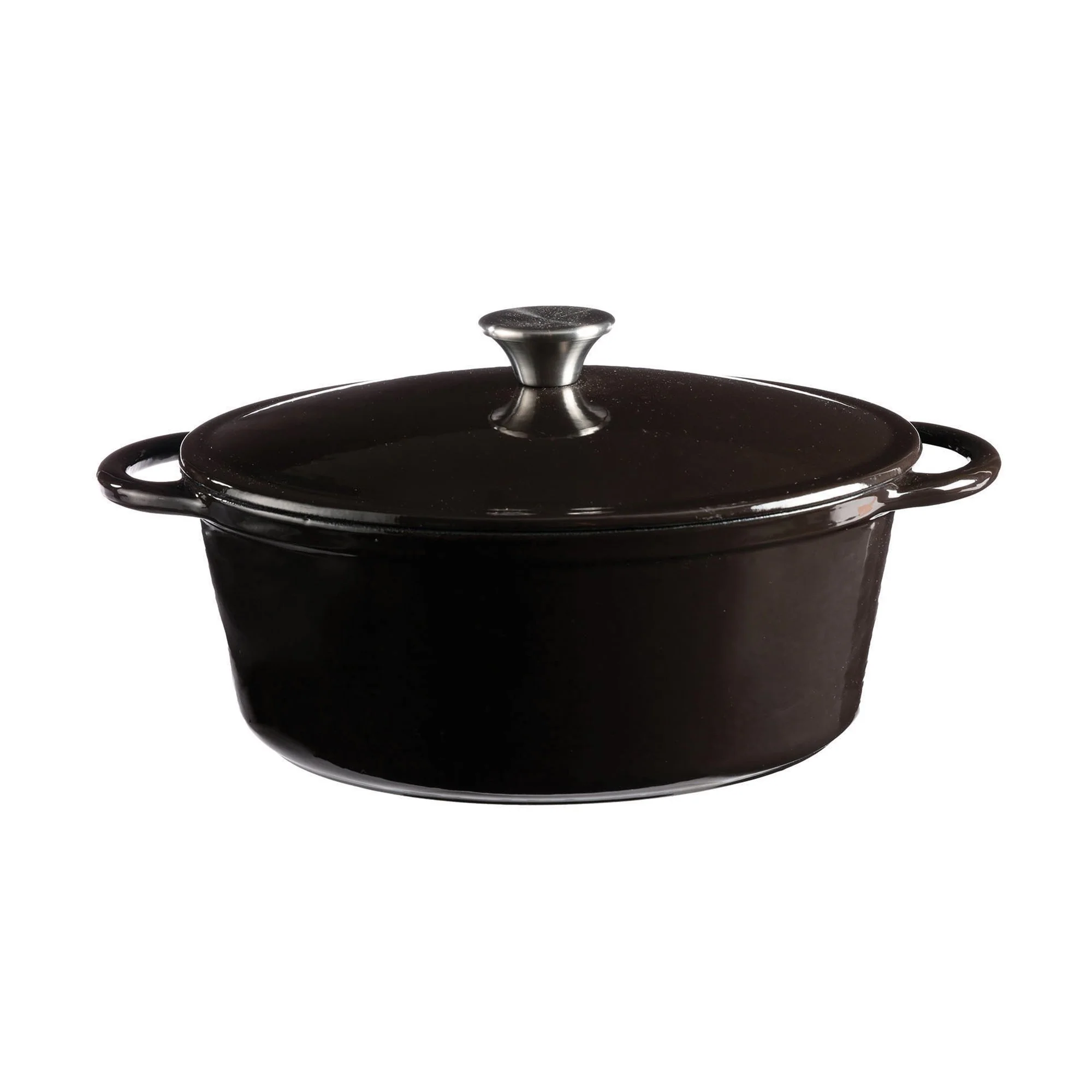 Cocotte en fonte à induction 4L - Noir