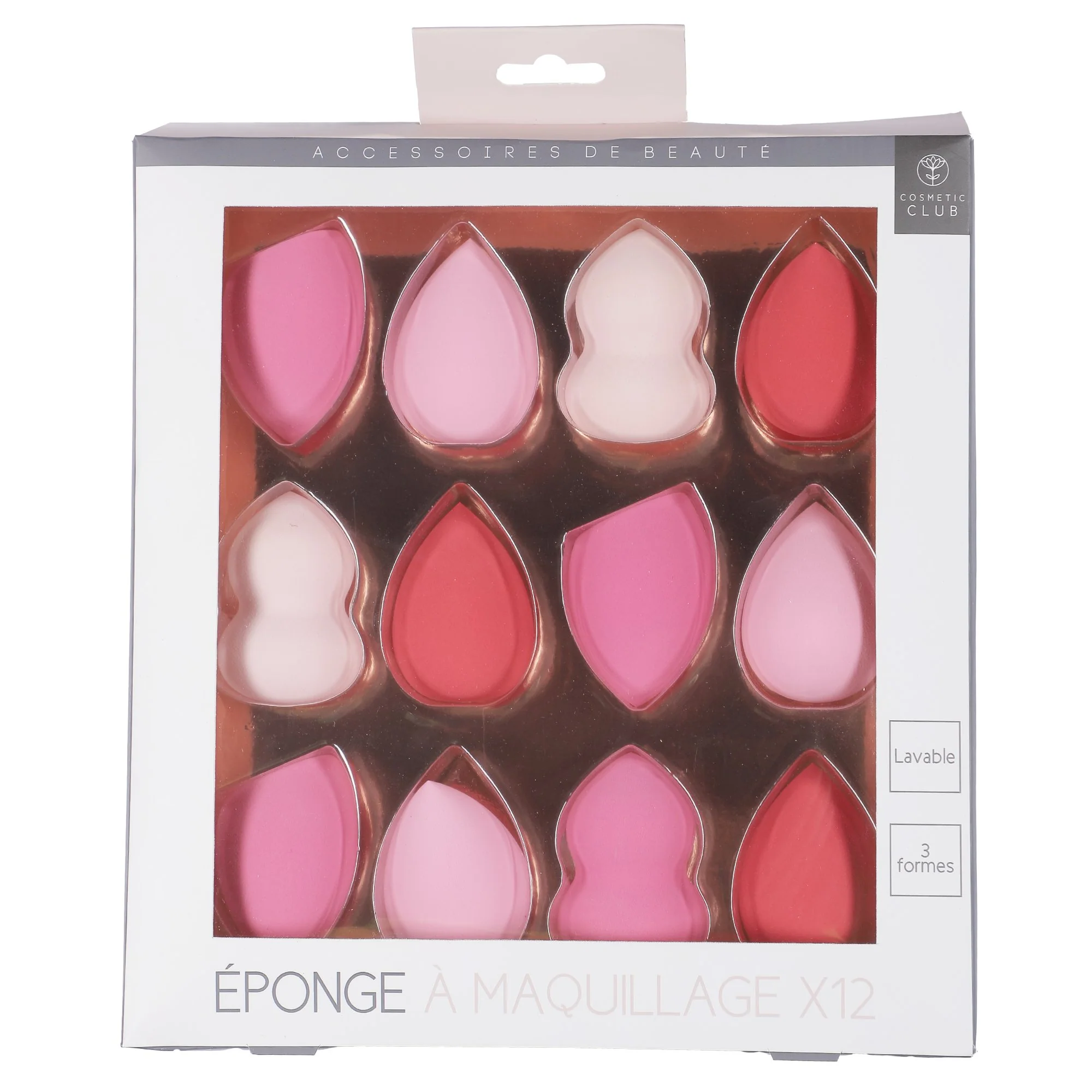 COFFRET 12 EPONGES A MAQUILLAGE