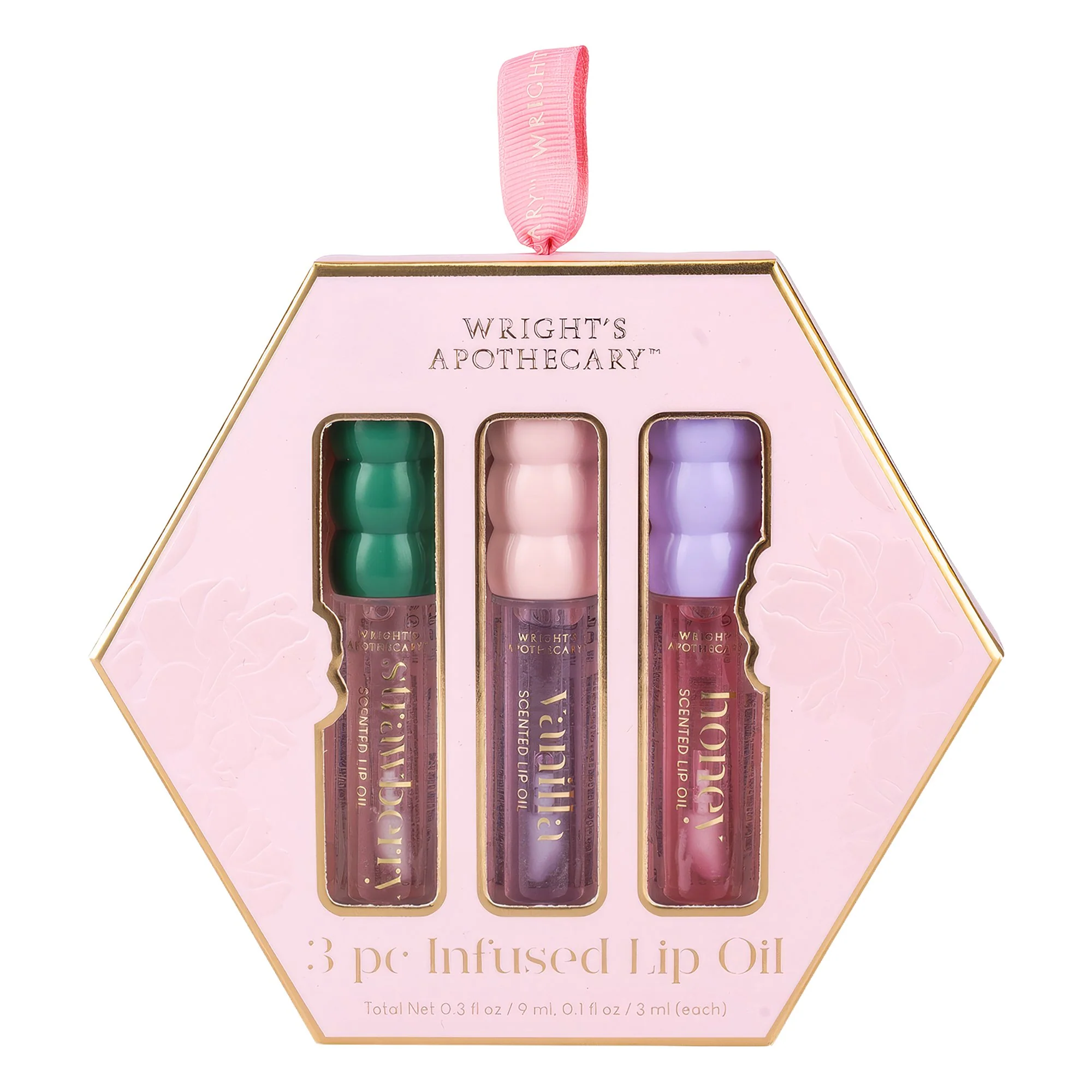 Coffret 3 huiles à lèvres