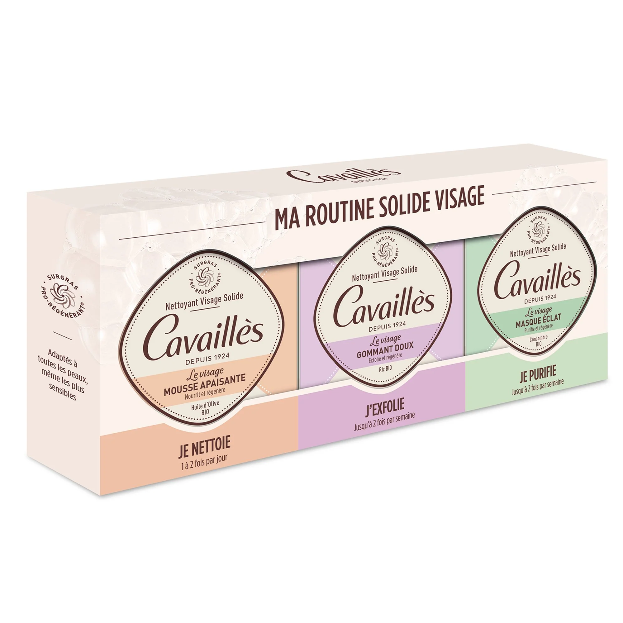 Coffret 3 savons Cavaillès