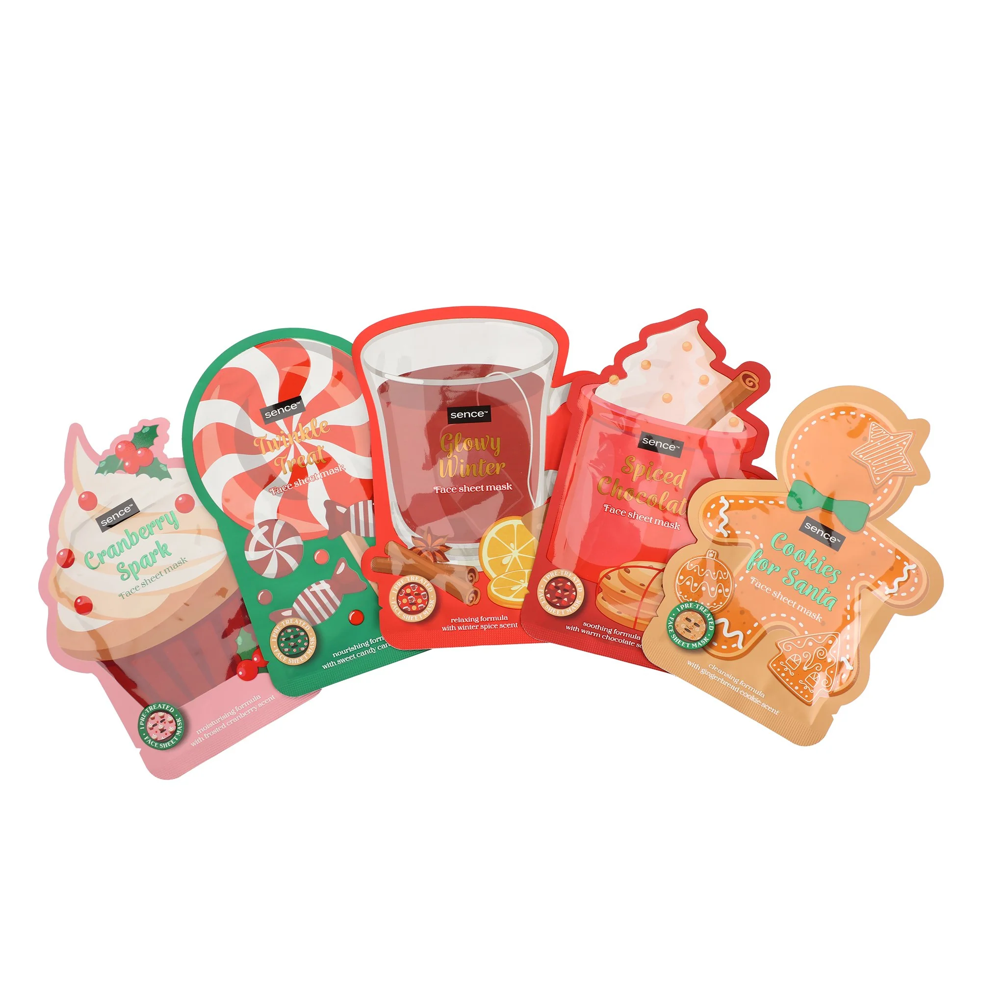 Coffret 5 Masques pour le visage The Christmas List - Image 2