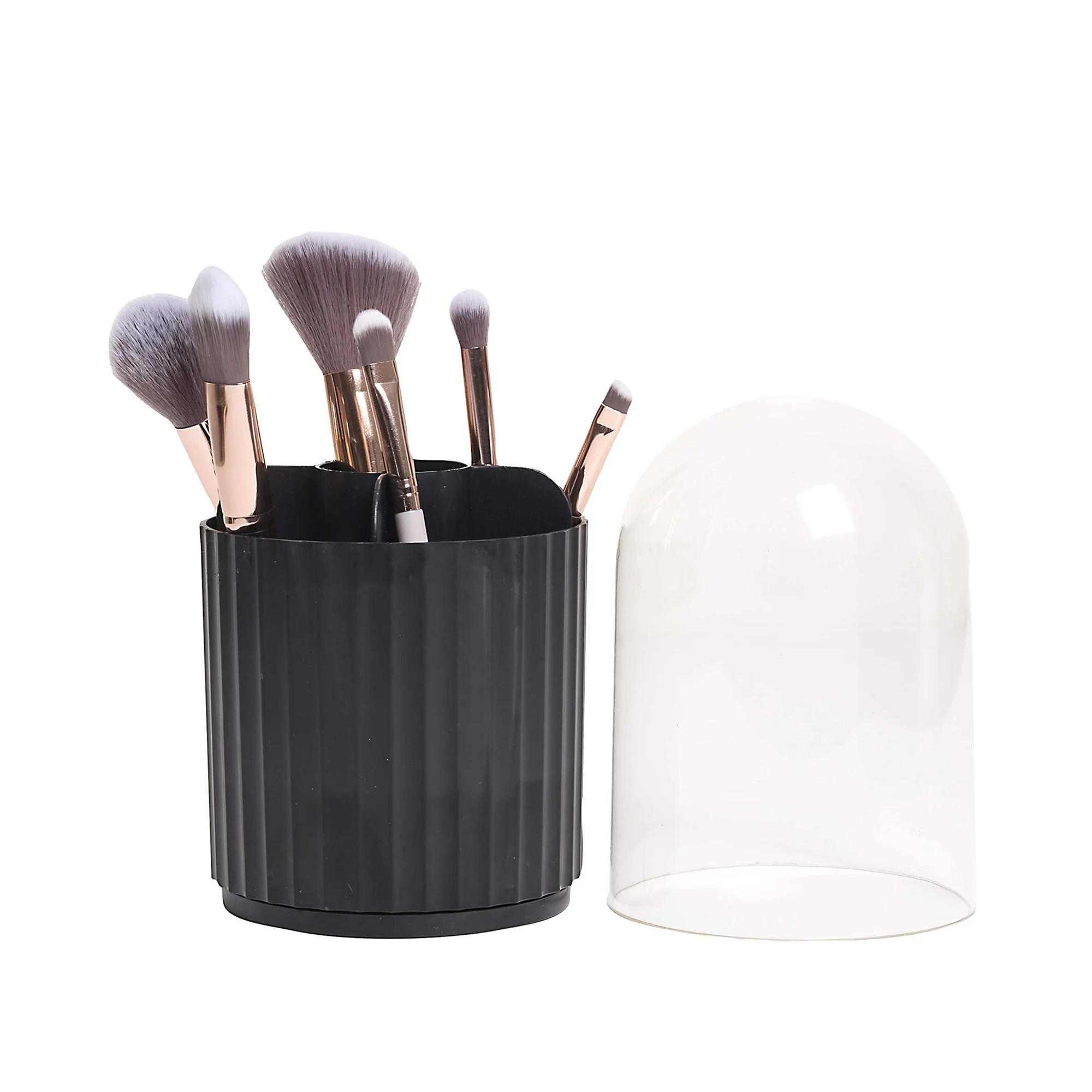 Coffret 6 pinceaux de maquillage et rangement rotatif - Image 3